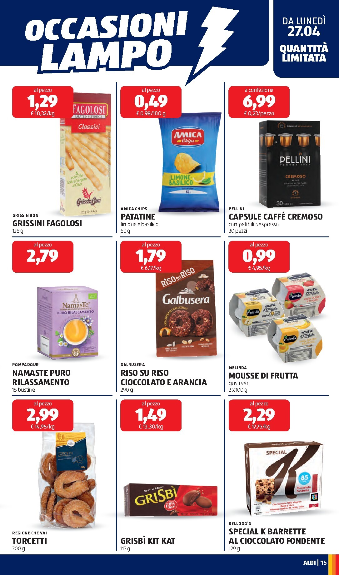 aldi - Volantino ALDI per la prossima settimana dal lunedì 27/04/2026 al domenica 03/05/2026 - page: 15