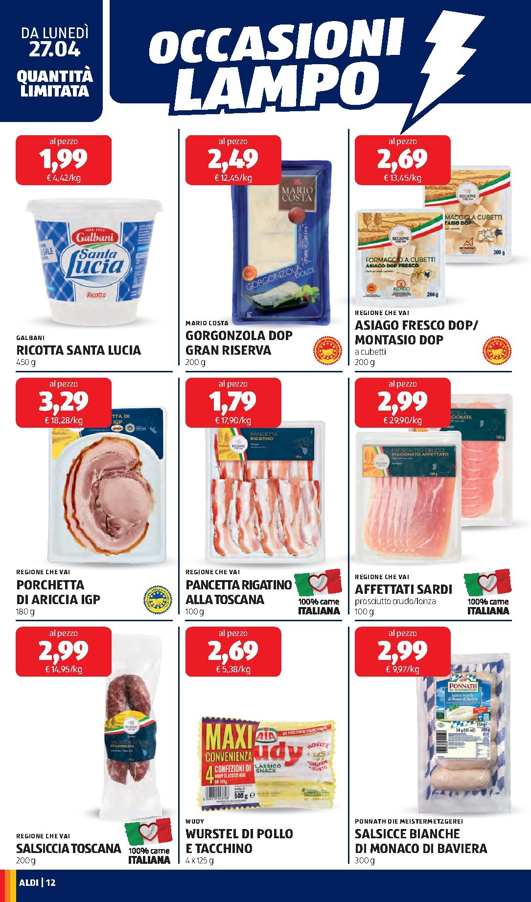 aldi - Volantino ALDI per la prossima settimana dal lunedì 27/04/2026 al domenica 03/05/2026 - page: 12