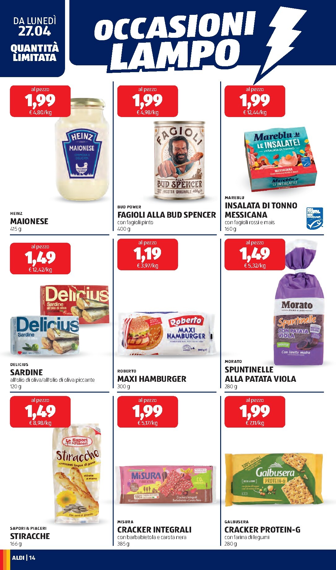 aldi - Volantino ALDI per la prossima settimana dal lunedì 27/04/2026 al domenica 03/05/2026 - page: 14