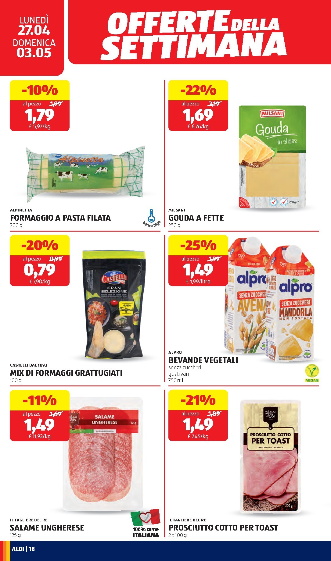 aldi - Volantino ALDI per la prossima settimana dal lunedì 27/04/2026 al domenica 03/05/2026 - page: 18