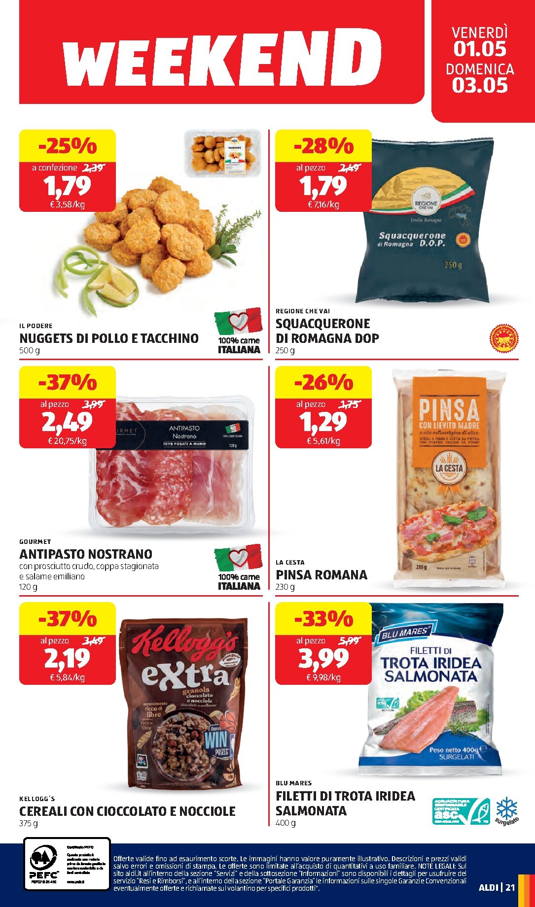 aldi - Volantino ALDI per la prossima settimana dal lunedì 27/04/2026 al domenica 03/05/2026 - page: 21