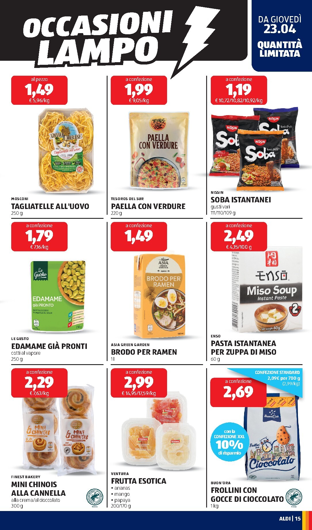 aldi - Volantino futuro ALDI - Nuovo Apertura Trieste valido dal giovedì 23/04/2026 al domenica 26/04/2026 - page: 15