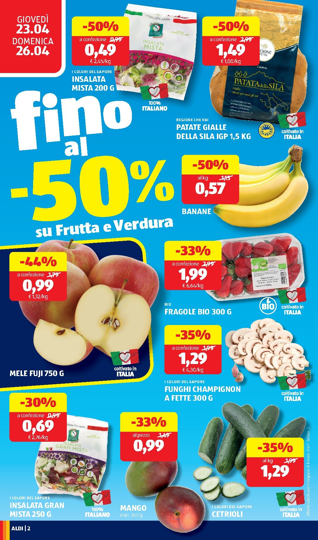 aldi - Volantino futuro ALDI - Nuovo Apertura Trieste valido dal giovedì 23/04/2026 al domenica 26/04/2026 - page: 2