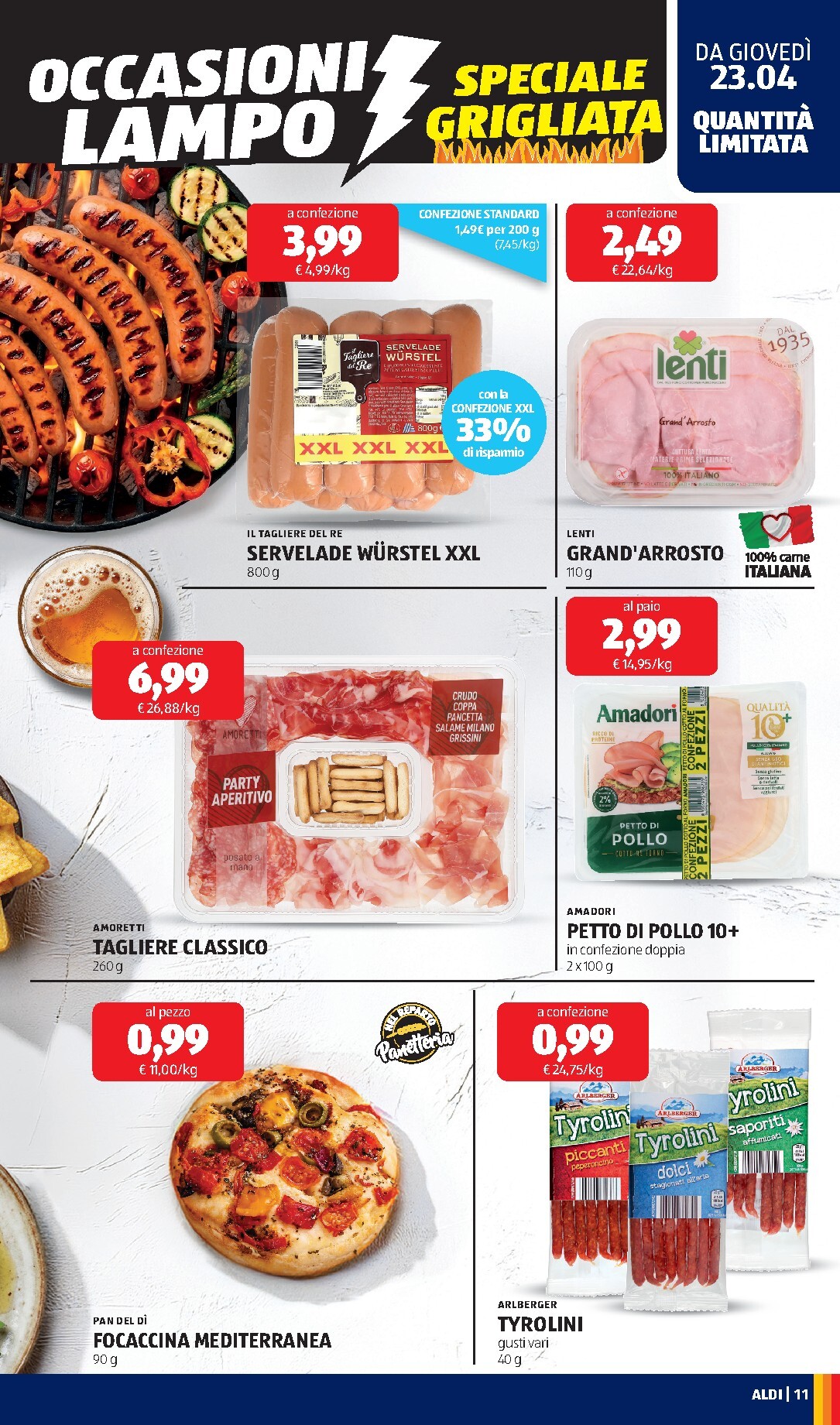 aldi - Volantino futuro ALDI - Nuovo Apertura Trieste valido dal giovedì 23/04/2026 al domenica 26/04/2026 - page: 11