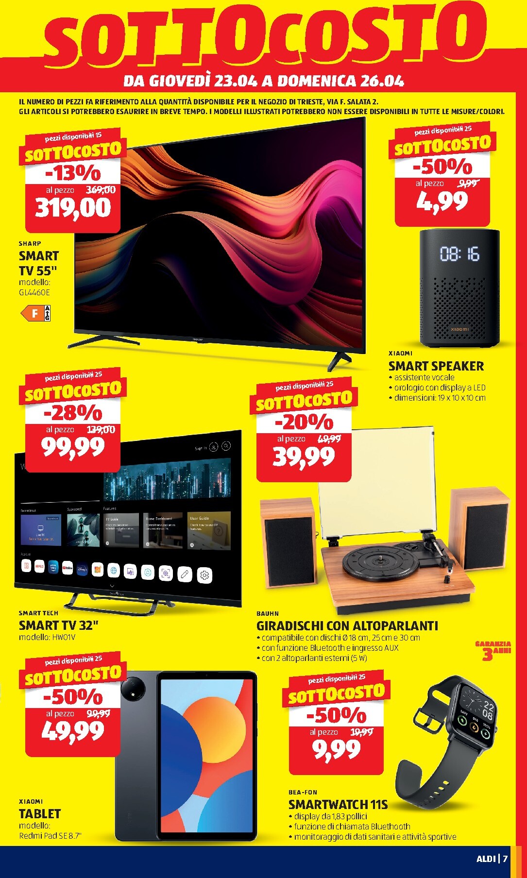 aldi - Volantino futuro ALDI - Nuovo Apertura Trieste valido dal giovedì 23/04/2026 al domenica 26/04/2026 - page: 7