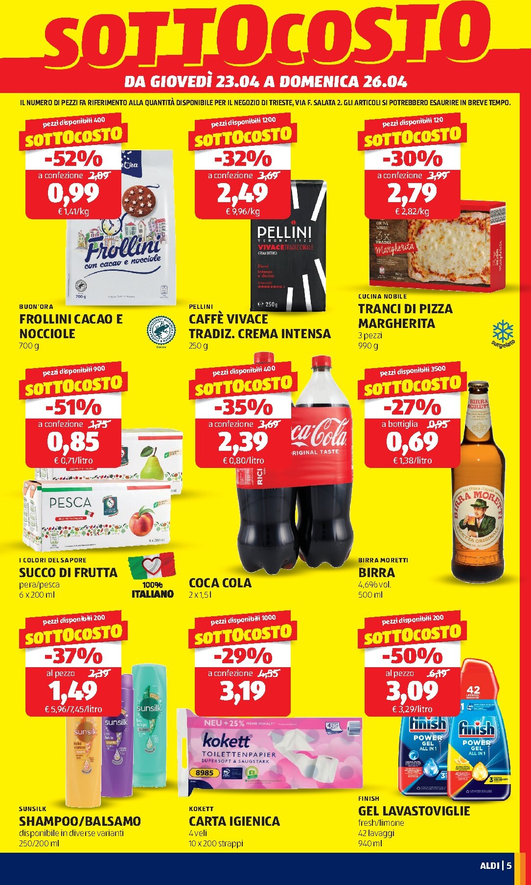 aldi - Volantino futuro ALDI - Nuovo Apertura Trieste valido dal giovedì 23/04/2026 al domenica 26/04/2026 - page: 5