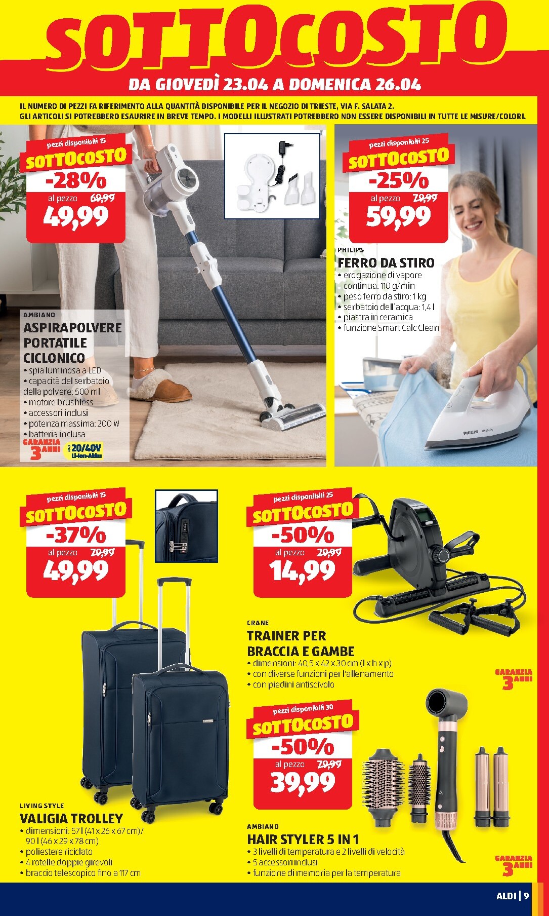 aldi - Volantino futuro ALDI - Nuovo Apertura Trieste valido dal giovedì 23/04/2026 al domenica 26/04/2026 - page: 9