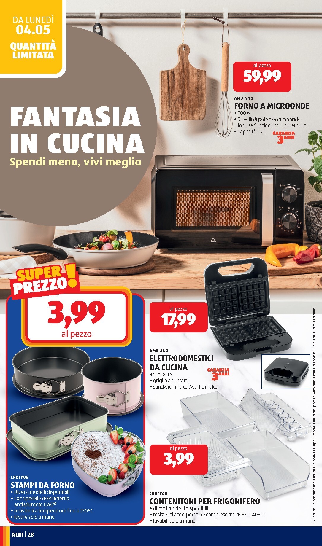 aldi - Volantino ALDI per la prossima settimana dal lunedì 04/05/2026 al domenica 10/05/2026 - page: 28