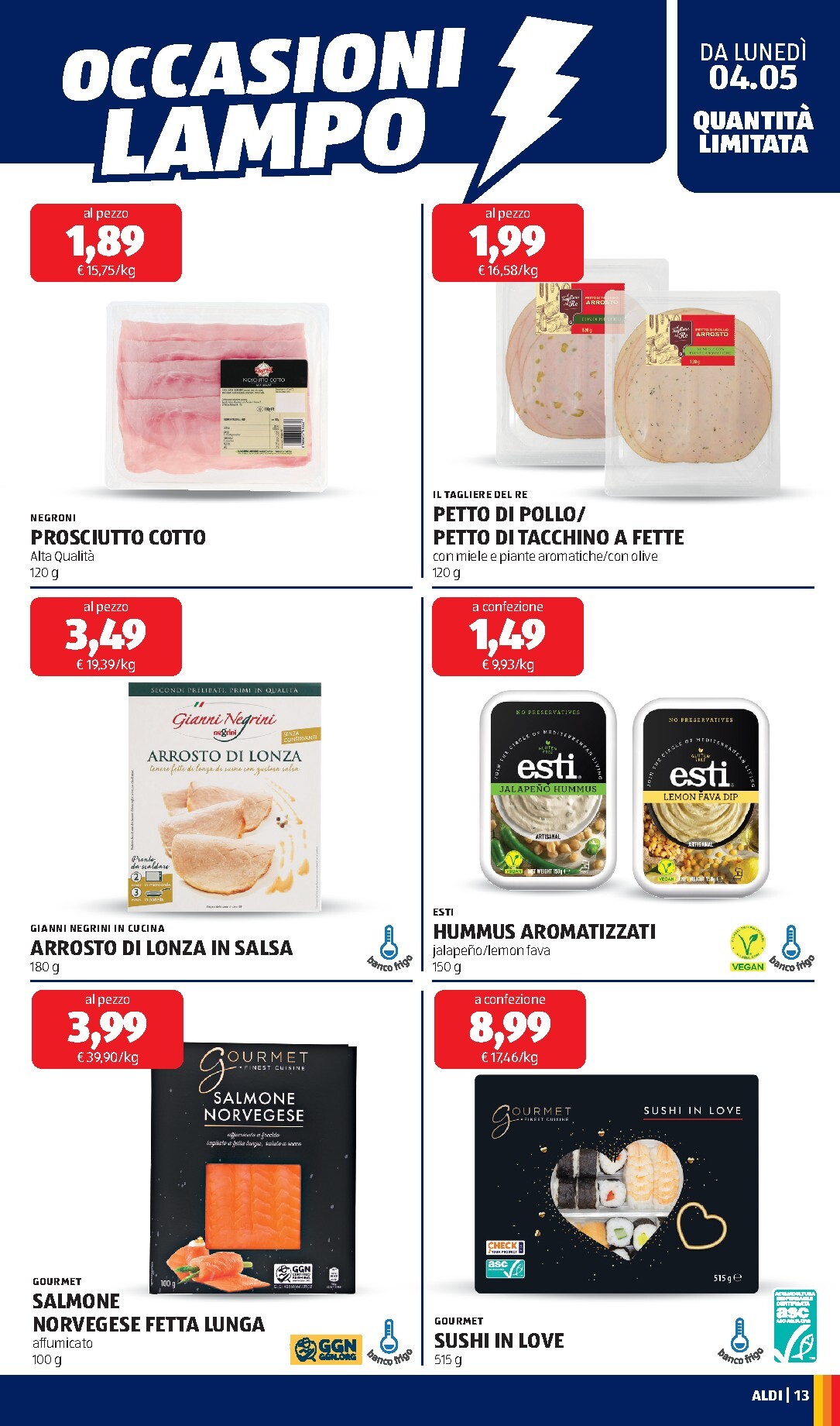 aldi - Volantino ALDI per la prossima settimana dal lunedì 04/05/2026 al domenica 10/05/2026 - page: 13