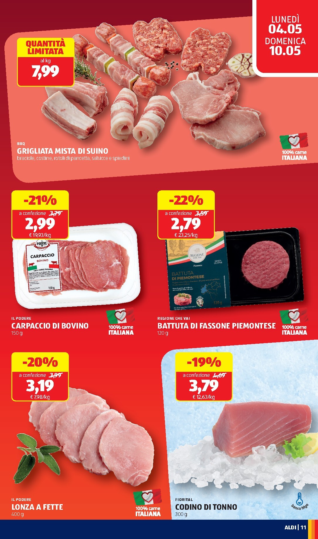 aldi - Volantino ALDI per la prossima settimana dal lunedì 04/05/2026 al domenica 10/05/2026 - page: 11