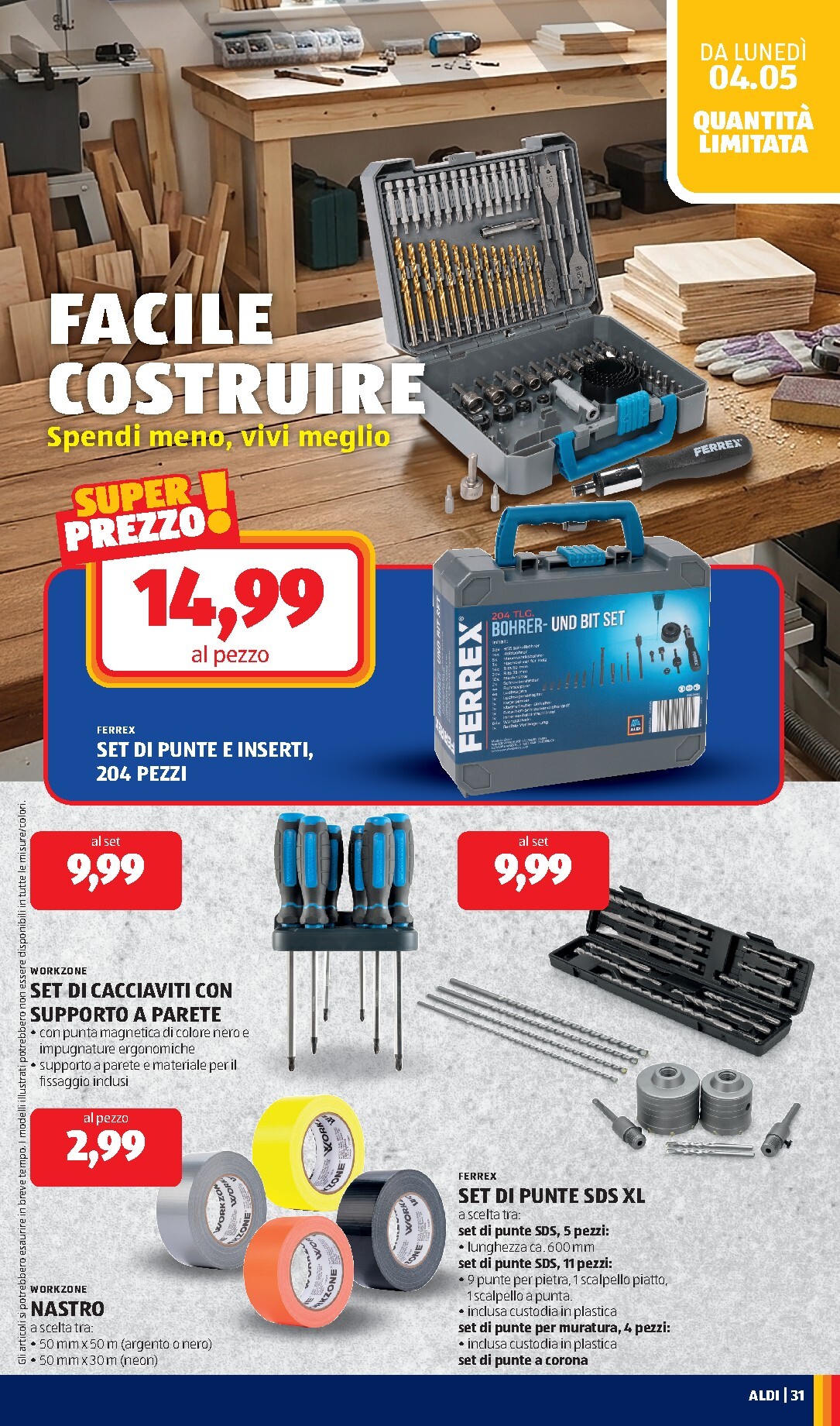 aldi - Volantino ALDI per la prossima settimana dal lunedì 04/05/2026 al domenica 10/05/2026 - page: 31
