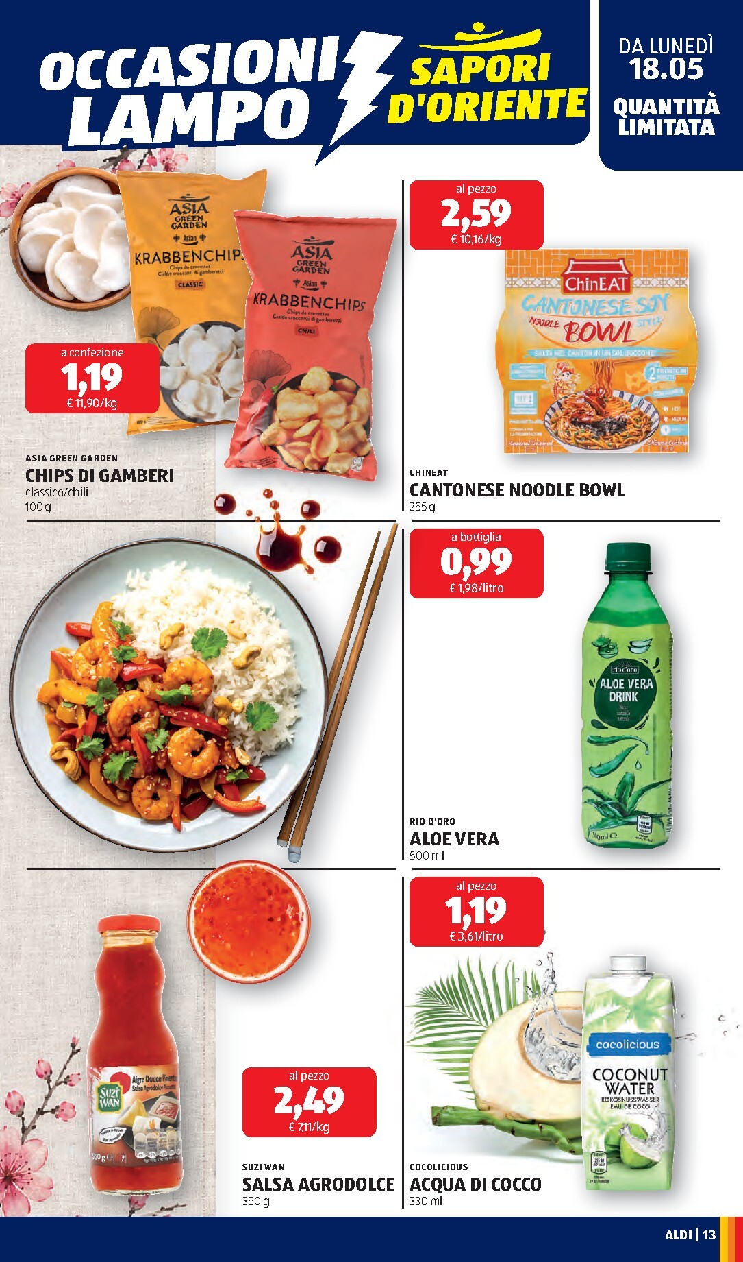 aldi - Volantino ALDI per la prossima settimana dal lunedì 18/05/2026 al domenica 24/05/2026 - page: 13