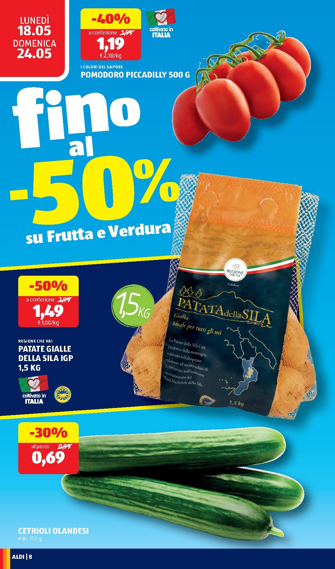 aldi - Volantino ALDI per la prossima settimana dal lunedì 18/05/2026 al domenica 24/05/2026 - page: 8