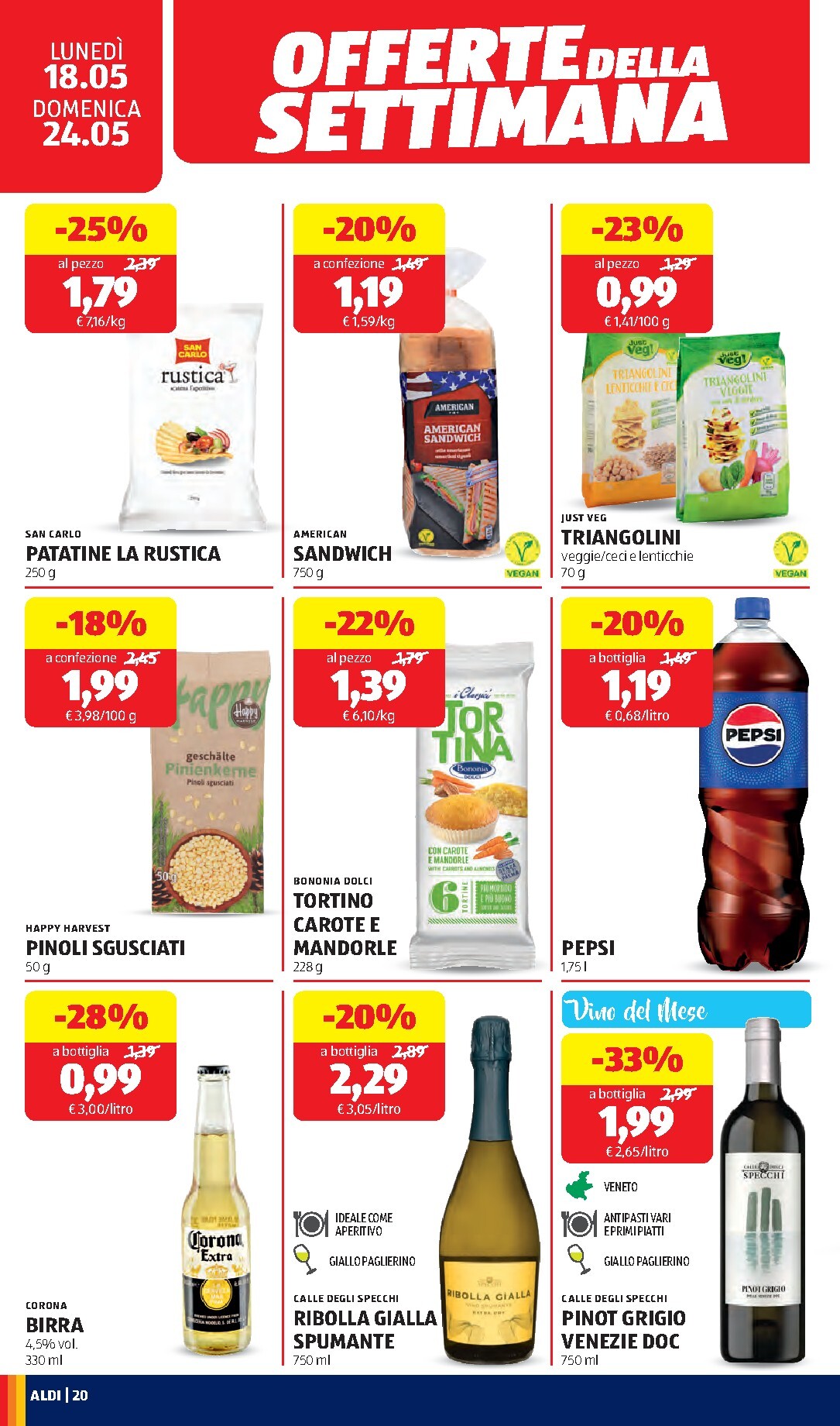 aldi - Volantino ALDI per la prossima settimana dal lunedì 18/05/2026 al domenica 24/05/2026 - page: 20