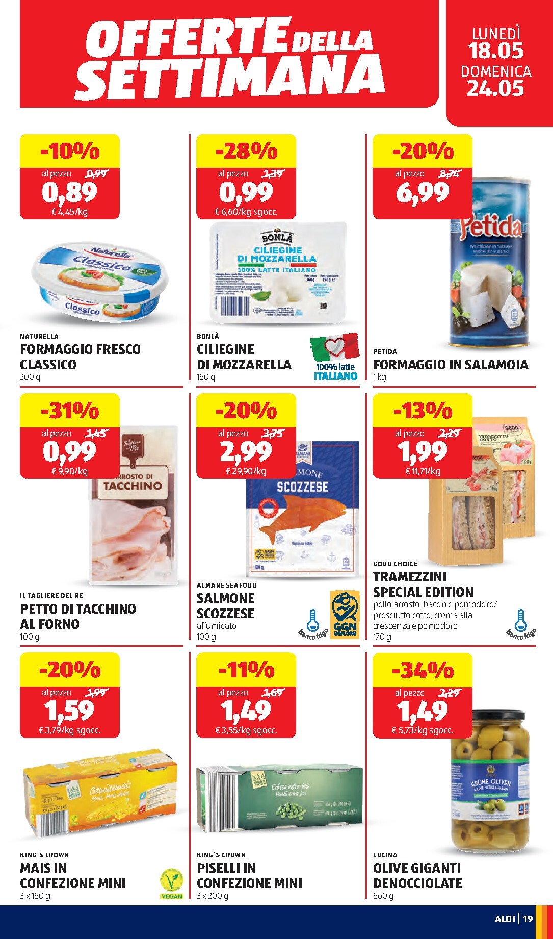 aldi - Volantino ALDI per la prossima settimana dal lunedì 18/05/2026 al domenica 24/05/2026 - page: 19