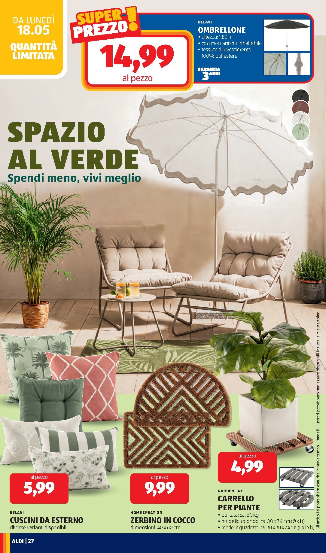 aldi - Volantino ALDI per la prossima settimana dal lunedì 18/05/2026 al domenica 24/05/2026 - page: 26