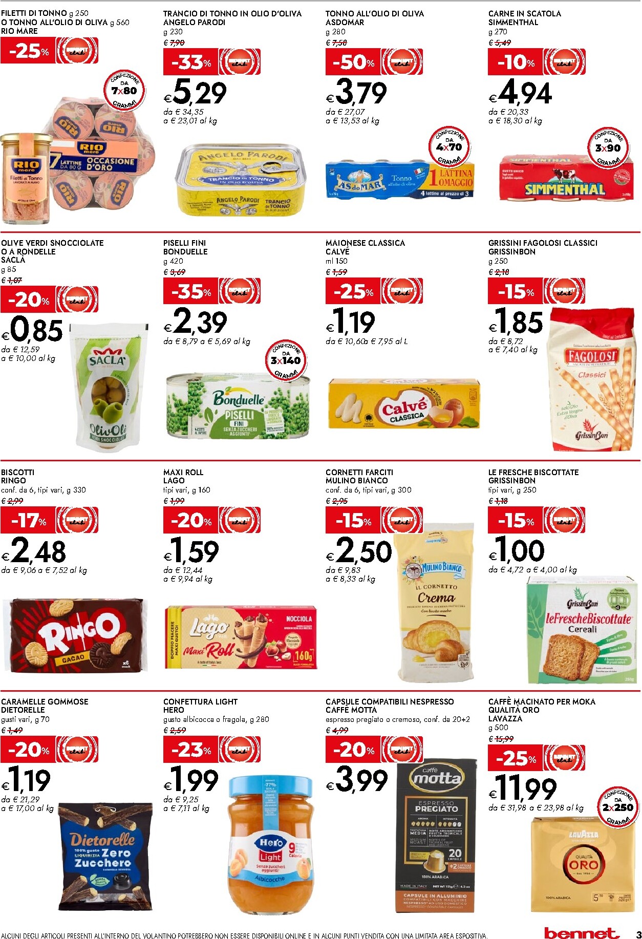 bennet - Volantino attuale di Bennet - Offerte extra valido dal giovedì 11/06/2026 al domenica 21/06/2026 - page: 3