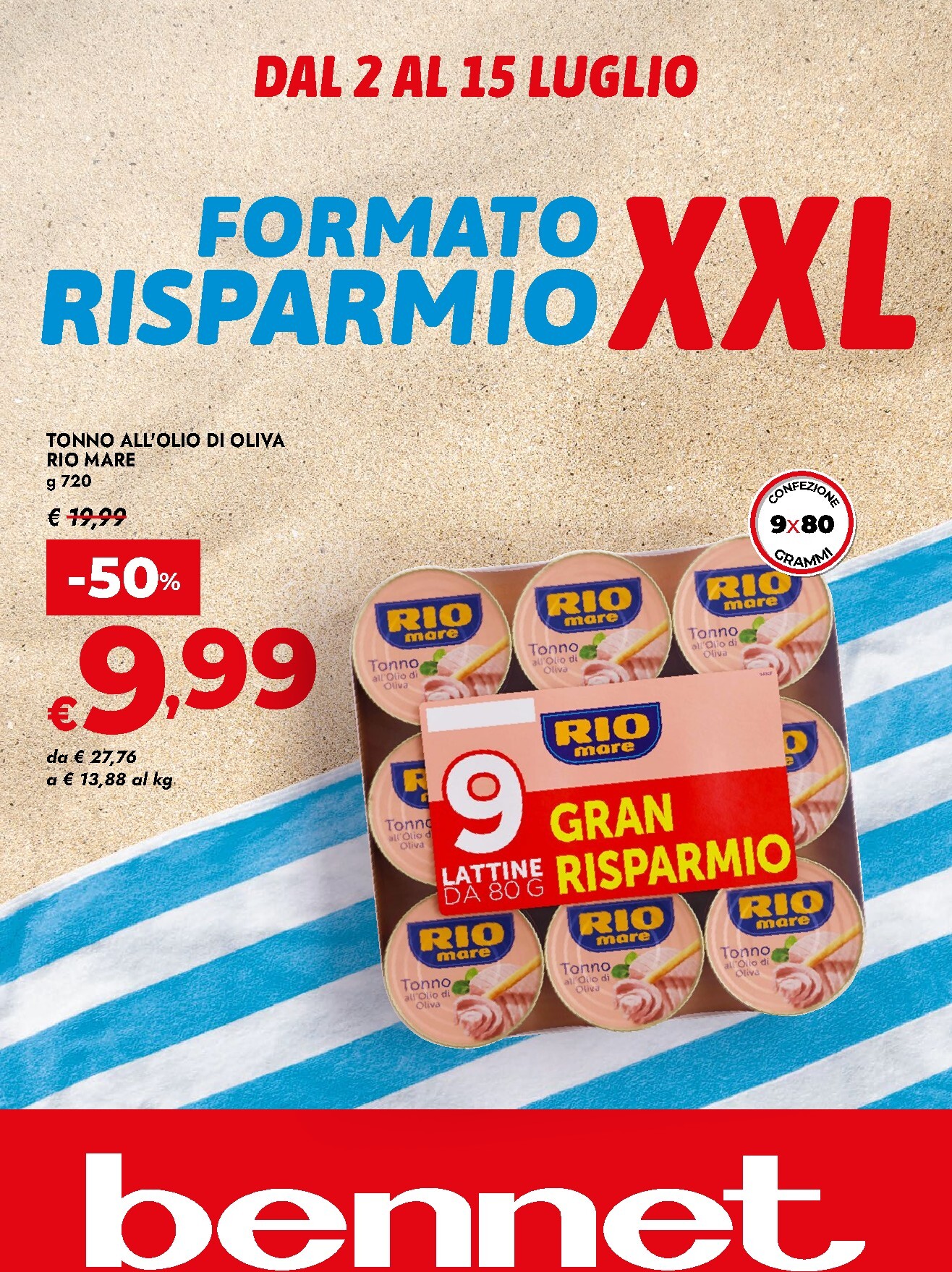 bennet - Volantino attuale di Bennet - FORMATO RISPARMIO XXL valido dal giovedì 02/07/2026 al mercoledì 15/07/2026 - page: 1