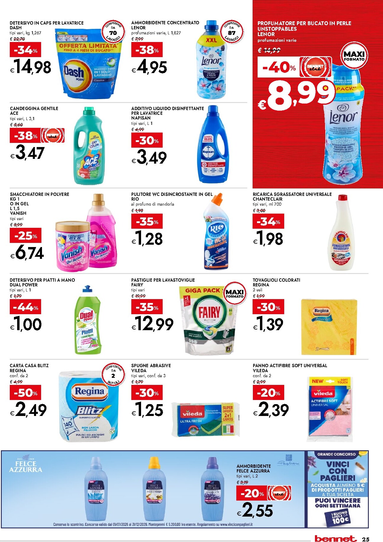 bennet - Volantino attuale di Bennet - 50X50 IN BC valido dal giovedì 30/07/2026 al mercoledì 12/08/2026 - page: 25