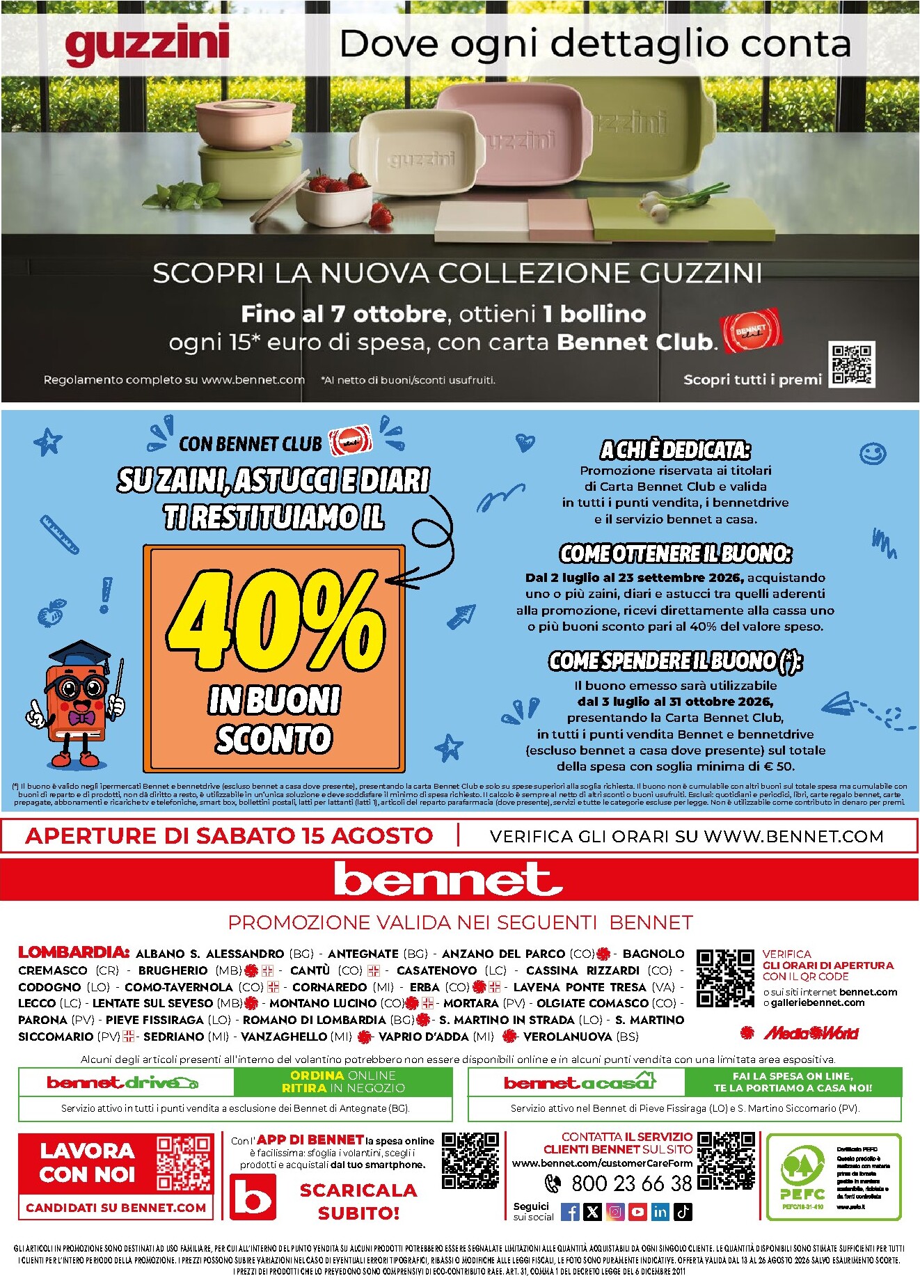 bennet - Volantino attuale di Bennet valido dal giovedì 13/08/2026 al mercoledì 26/08/2026 - page: 31