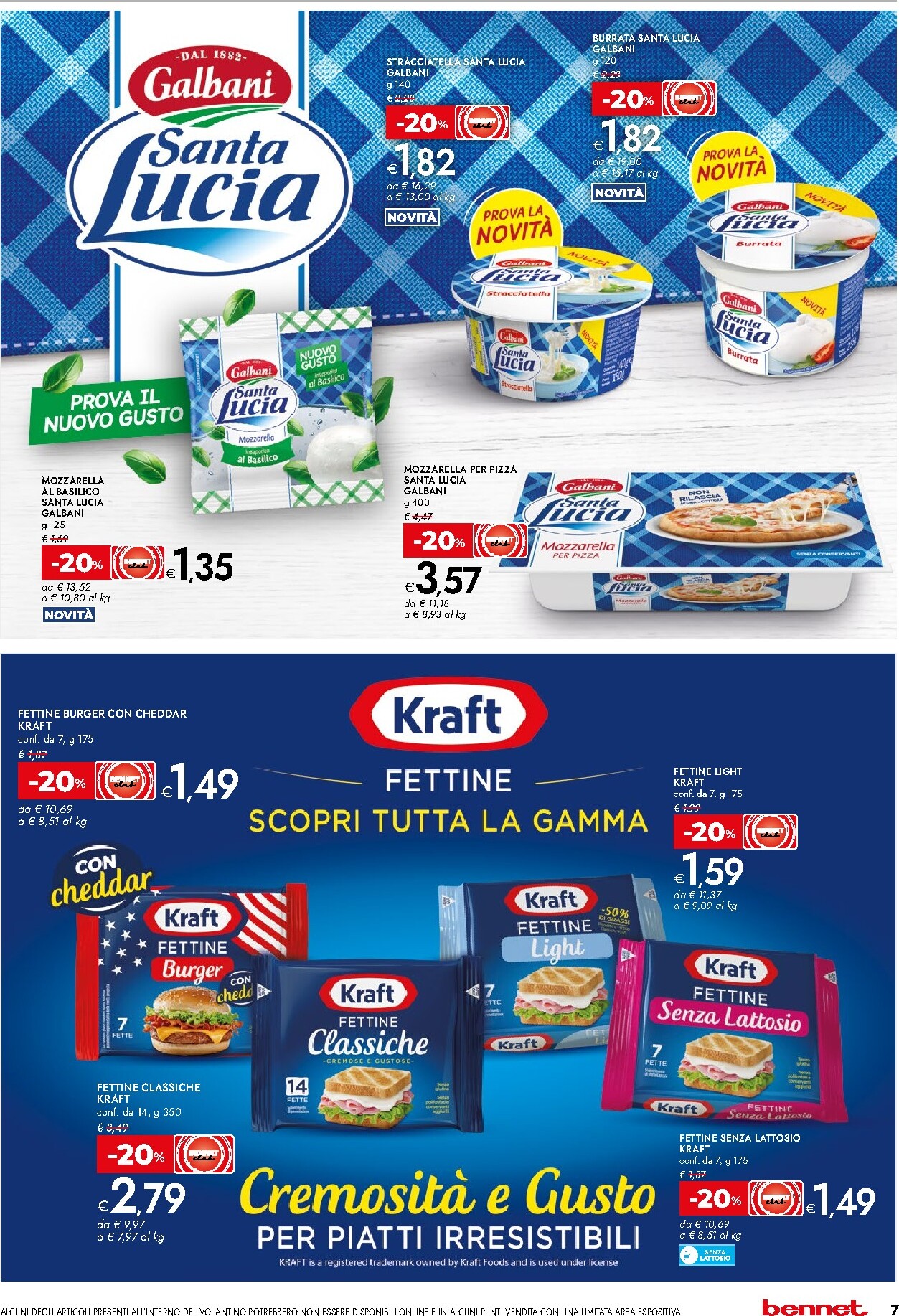 bennet - Volantino attuale di Bennet - Offerte Extra valido dal giovedì 24/09/2026 al domenica 04/10/2026 - page: 7