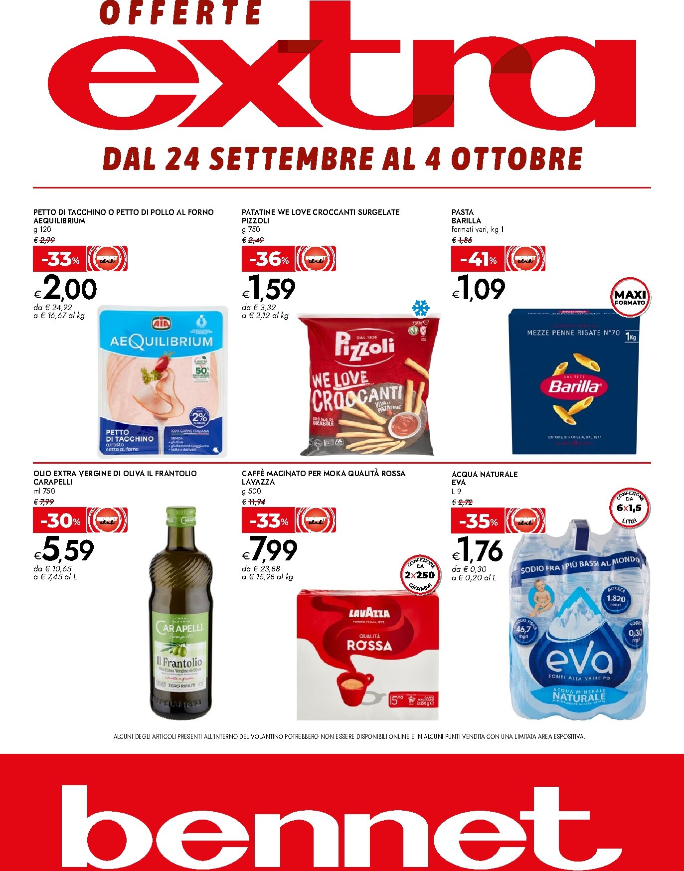 bennet - Volantino attuale di Bennet - Offerte Extra valido dal giovedì 24/09/2026 al domenica 04/10/2026