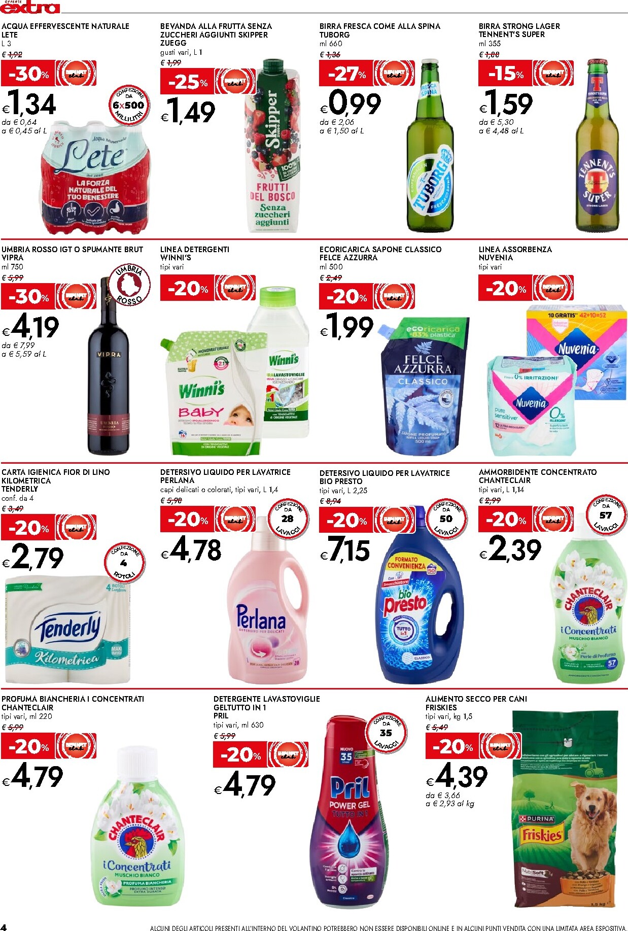 bennet - Volantino attuale di Bennet - Offerte Extra valido dal giovedì 24/09/2026 al domenica 04/10/2026 - page: 4