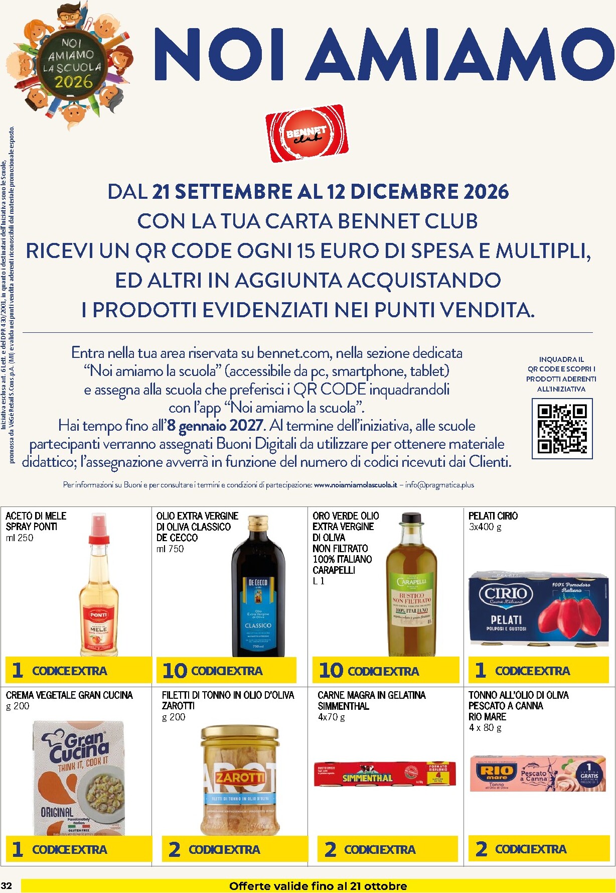 bennet - Volantino attuale di Bennet valido dal giovedì 08/10/2026 al sabato 17/10/2026 - page: 32