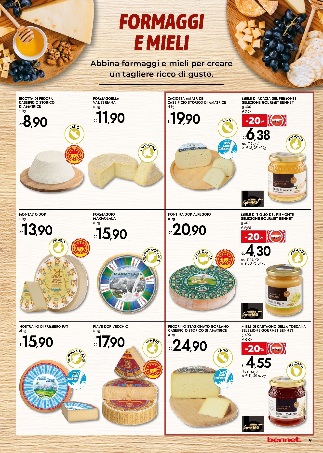 bennet - Volantino attuale di Bennet - Sapori d’Italia valido dal giovedì 15/10/2026 al mercoledì 28/10/2026 - page: 9