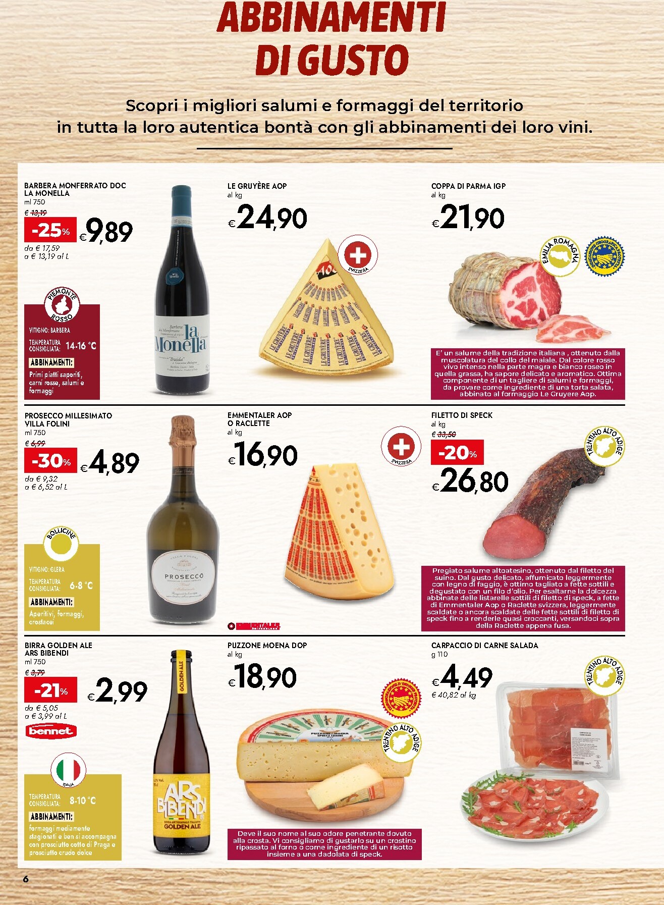 bennet - Volantino attuale di Bennet - Sapori d’Italia valido dal giovedì 15/10/2026 al mercoledì 28/10/2026 - page: 6