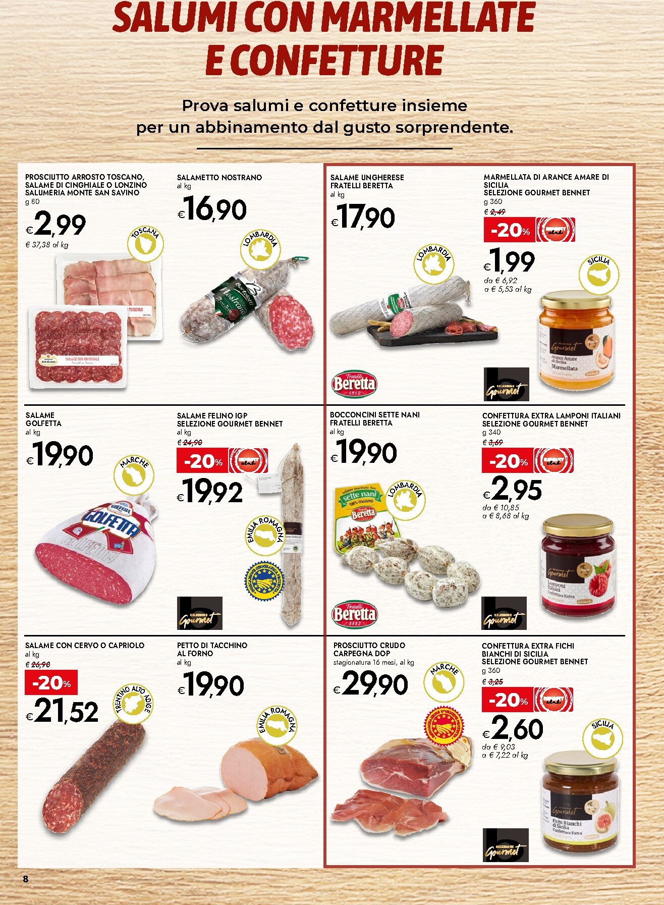 bennet - Volantino attuale di Bennet - Sapori d’Italia valido dal giovedì 15/10/2026 al mercoledì 28/10/2026 - page: 8