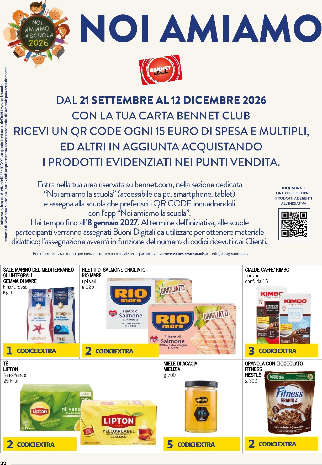 bennet - Volantino attuale di Bennet - Spaccaprezzi valido dal giovedì 22/10/2026 al mercoledì 04/11/2026 - page: 32