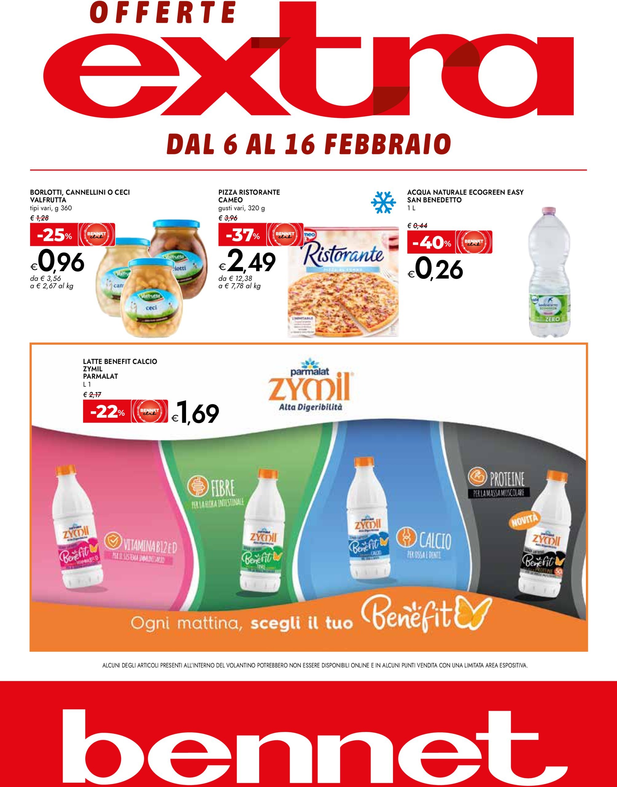 bennet - Volantino Bennet - Offerte extra valido dal 06/02 al 16/02