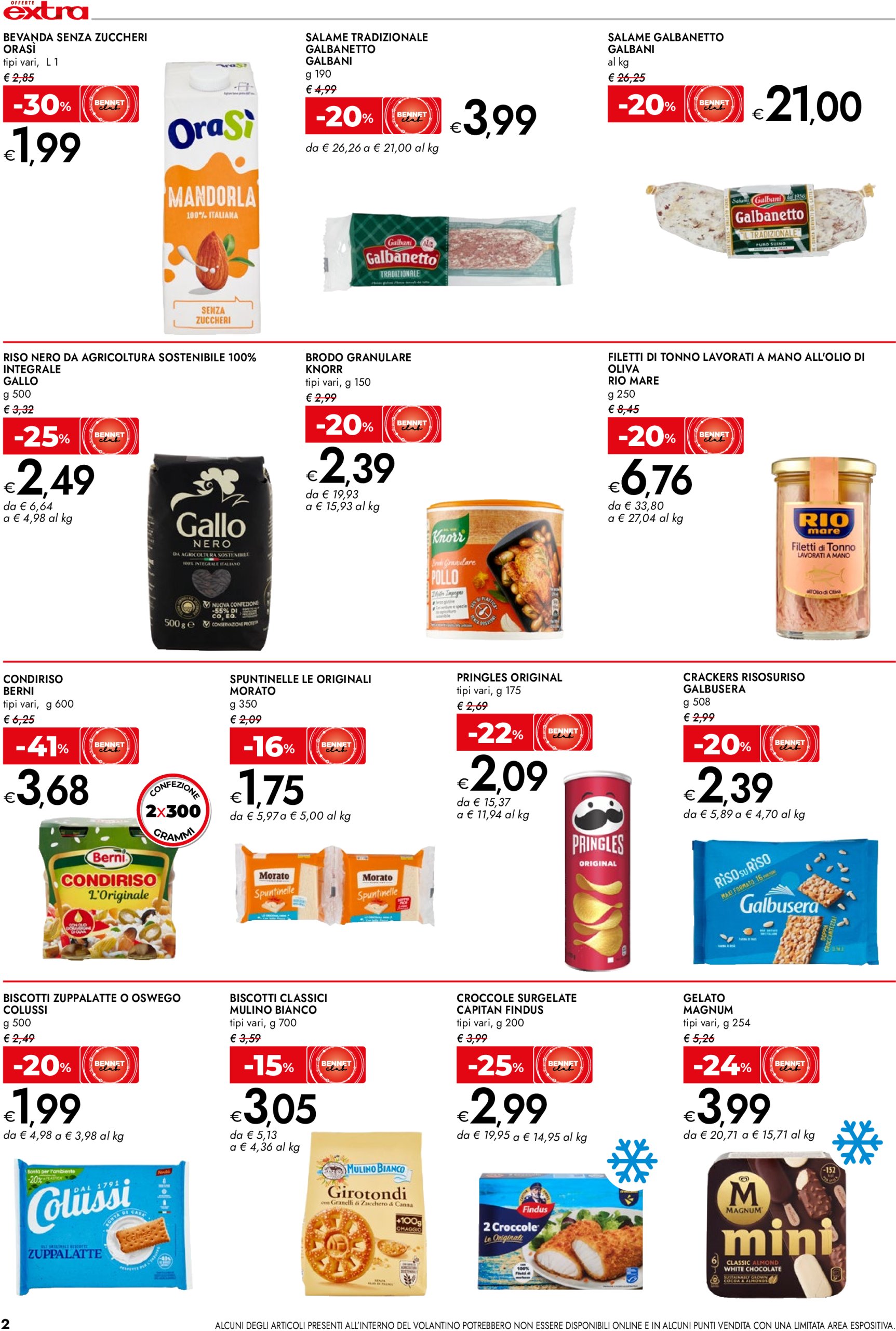 bennet - Volantino Bennet - Offerte Extra valido dal 22/04 al 30/04 - page: 2