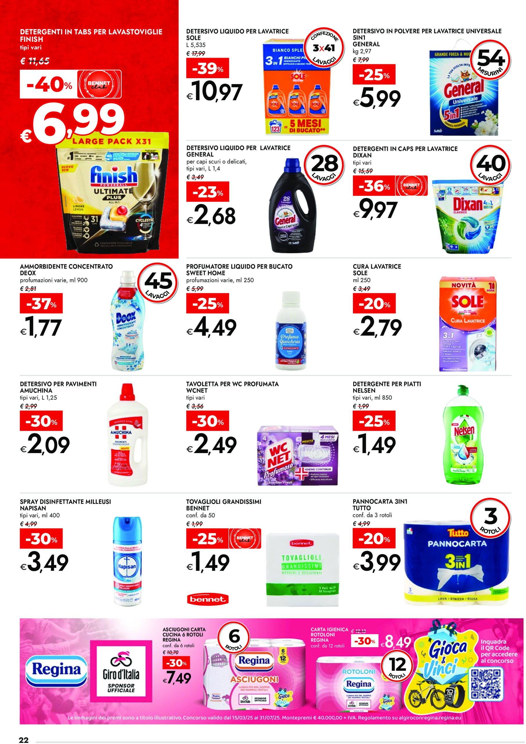 bennet - Volantino Bennet - Offerte Extra valido dal 08/05 al 21/05 - page: 22