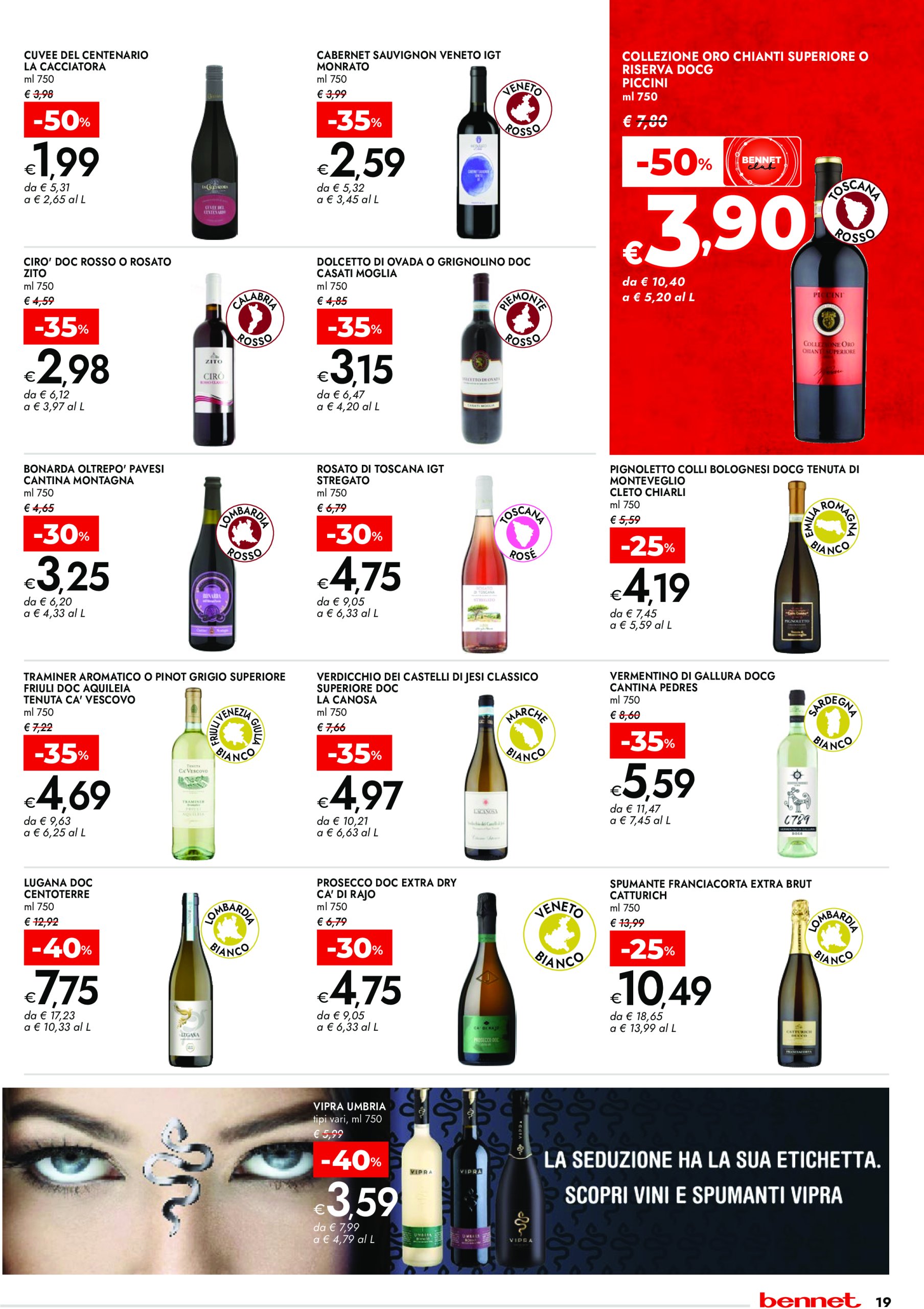 bennet - Volantino Bennet - Offerte Extra valido dal 08/05 al 21/05 - page: 19
