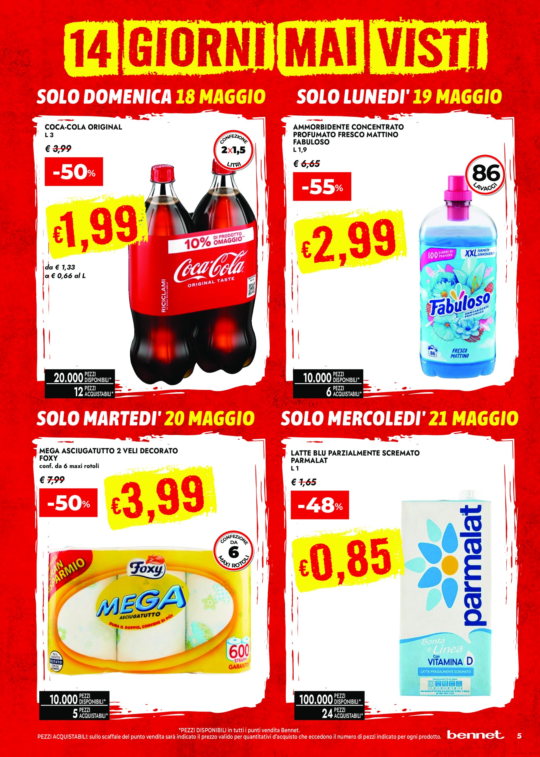 bennet - Volantino Bennet - Offerte Extra valido dal 08/05 al 21/05 - page: 5