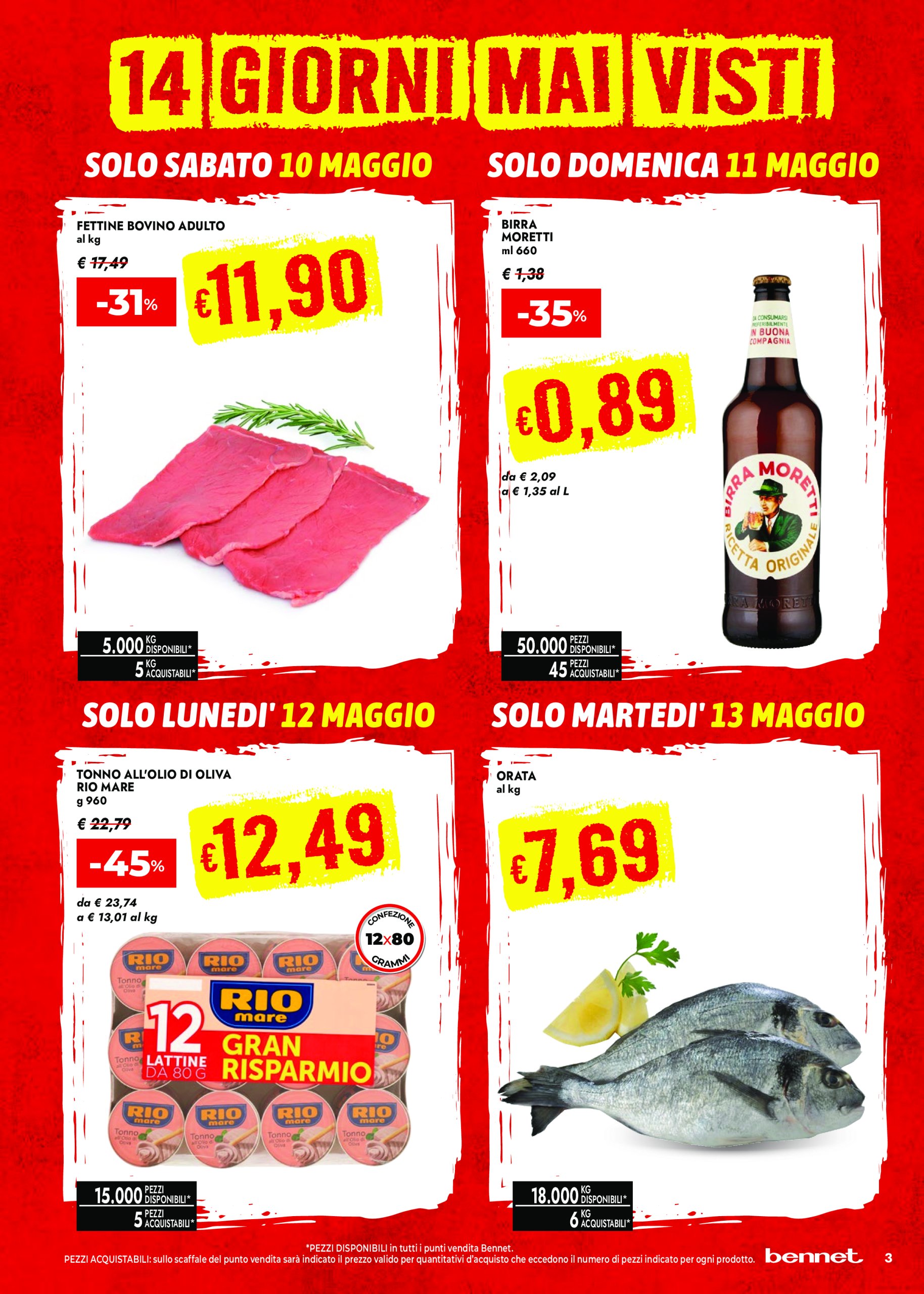 bennet - Volantino Bennet - Offerte Extra valido dal 08/05 al 21/05 - page: 3