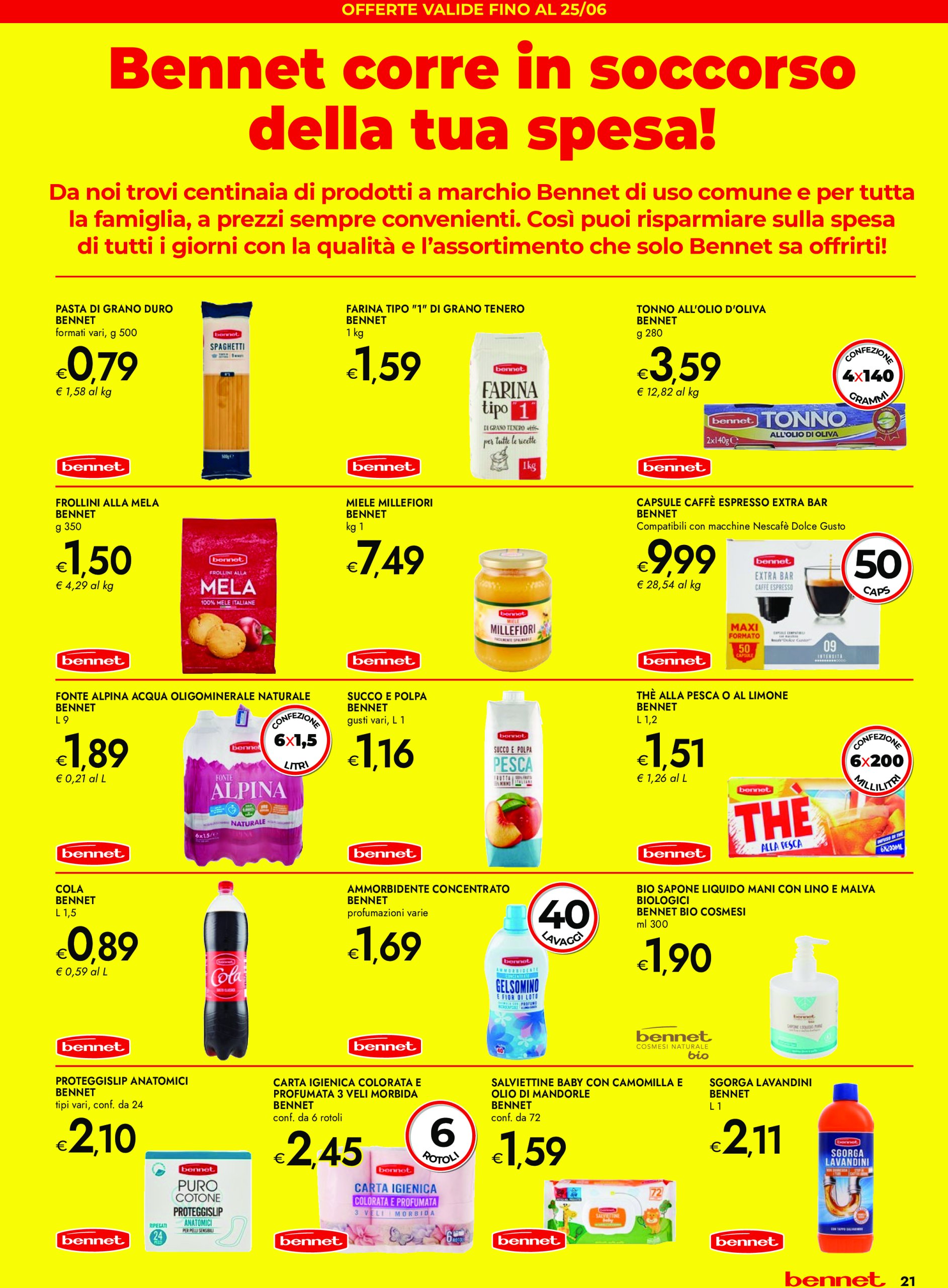 bennet - Volantino Bennet - Offerte Extra valido dal 08/05 al 21/05 - page: 21