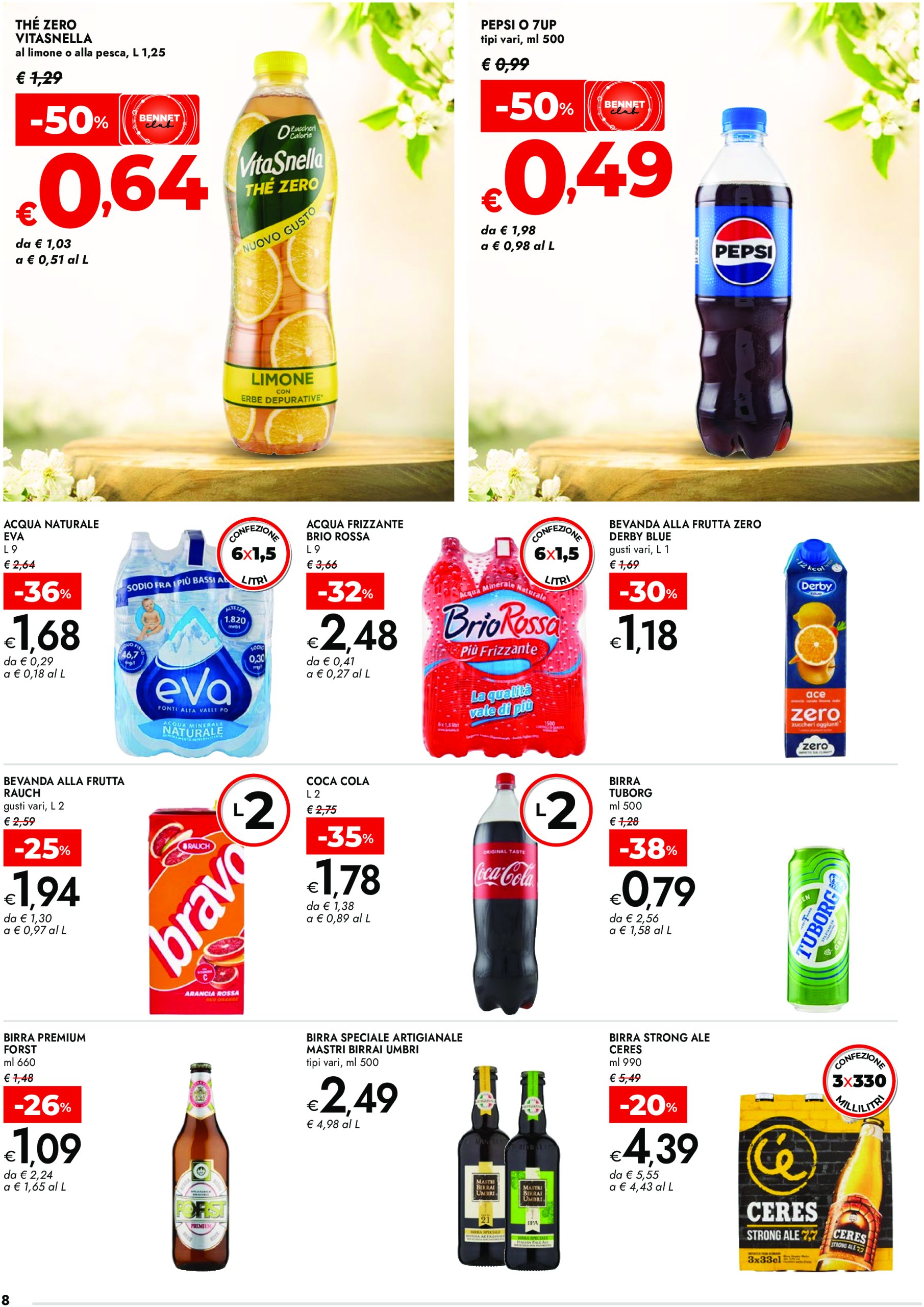 bennet - Volantino Bennet - Offerte al top valido dal 26/06 al 09/07 - page: 8