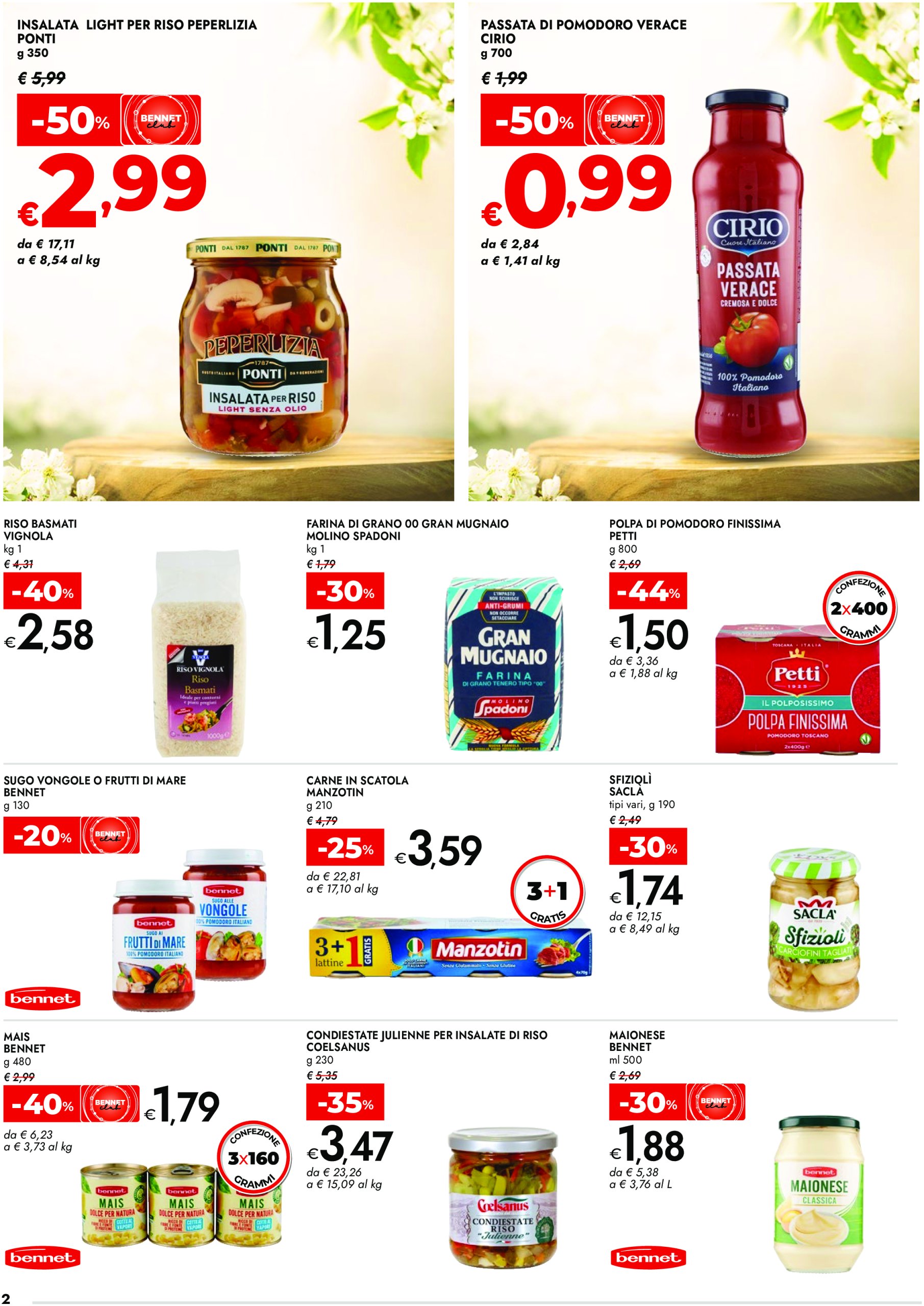 bennet - Volantino Bennet - Offerte al top valido dal 26/06 al 09/07 - page: 2