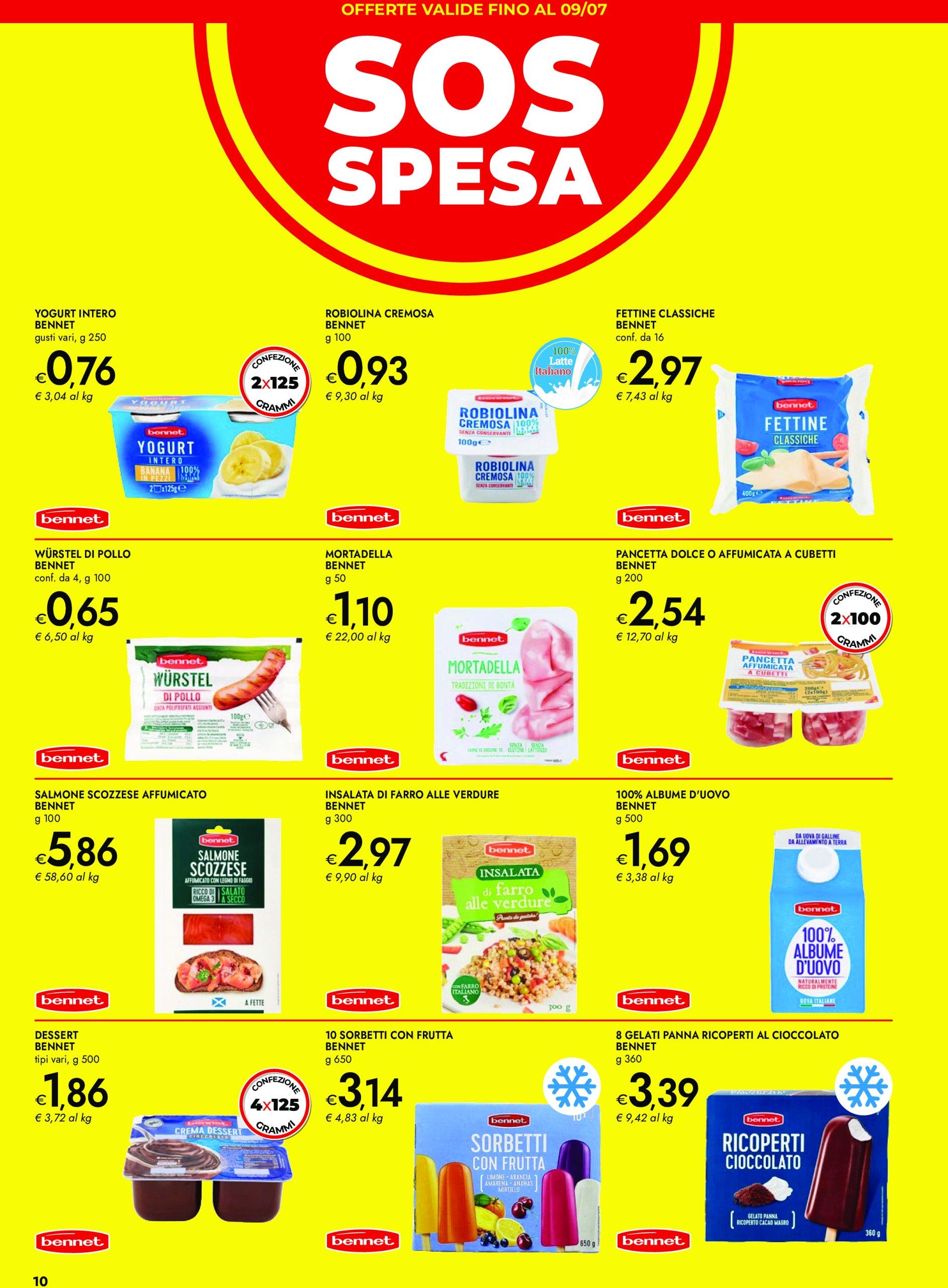 bennet - Volantino Bennet - Offerte al top valido dal 26/06 al 09/07 - page: 10