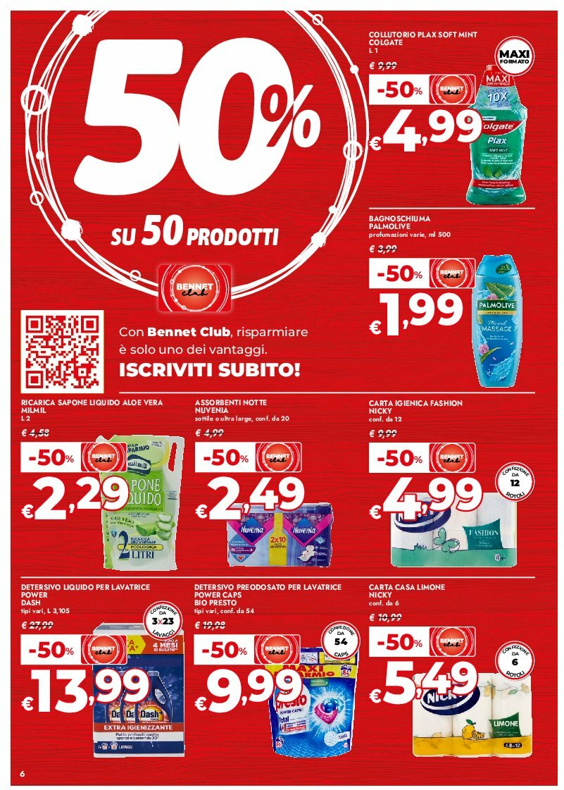 bennet - Volantino Bennet valido dal 31/07 al 13/08 - page: 6