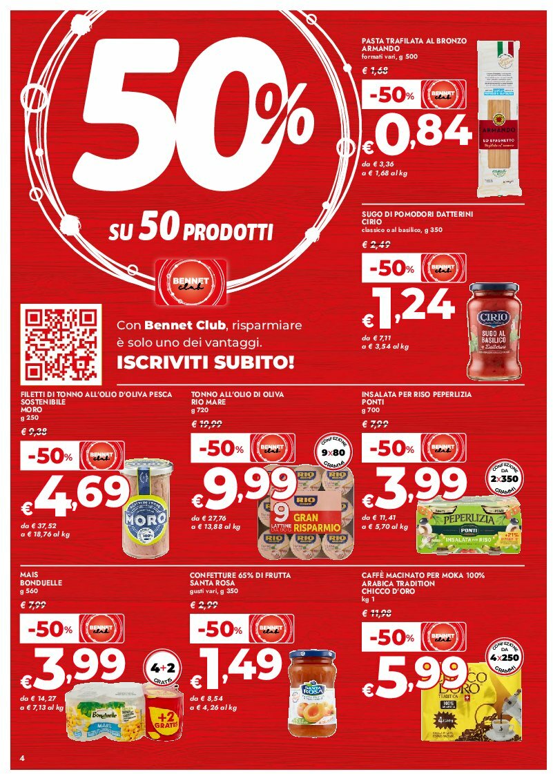 bennet - Volantino Bennet valido dal 31/07 al 13/08 - page: 4