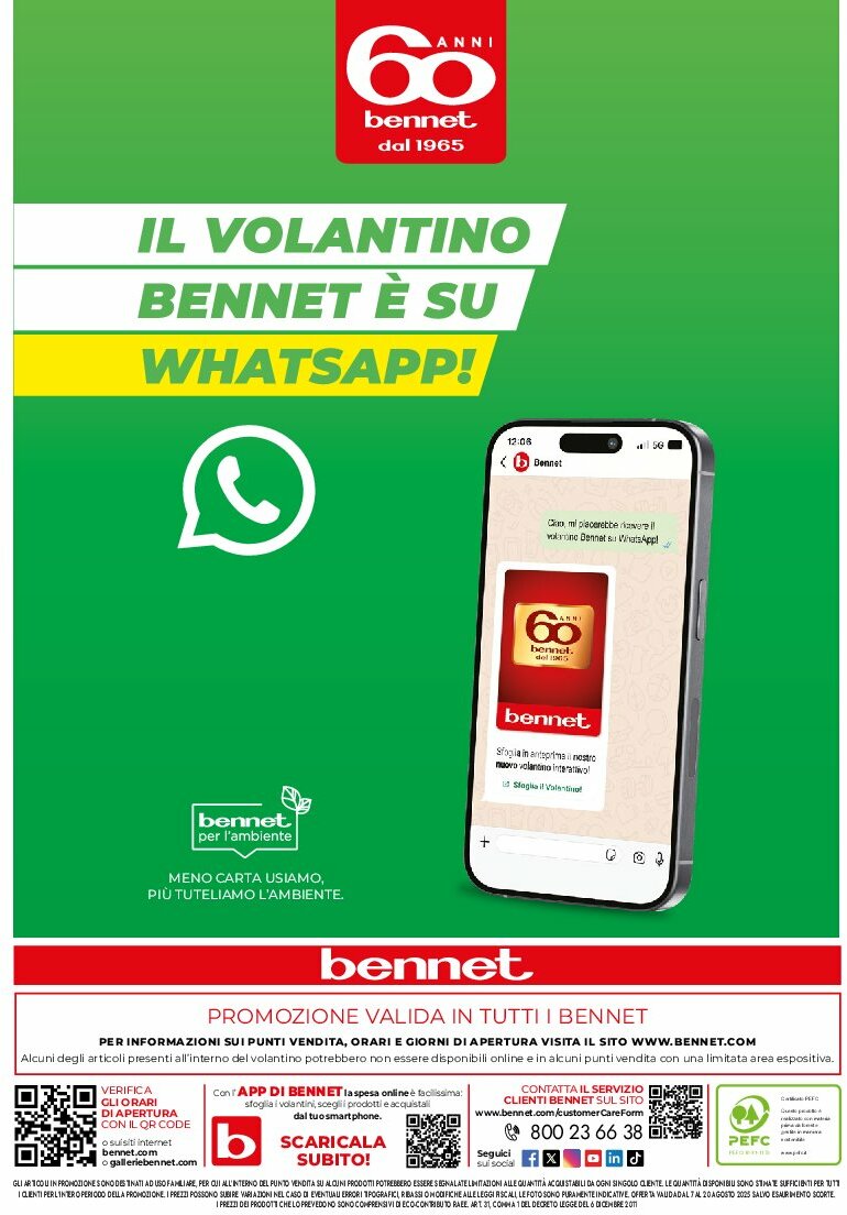 bennet - Volantino Bennet valido dal 07/08 al 20/08 - page: 27