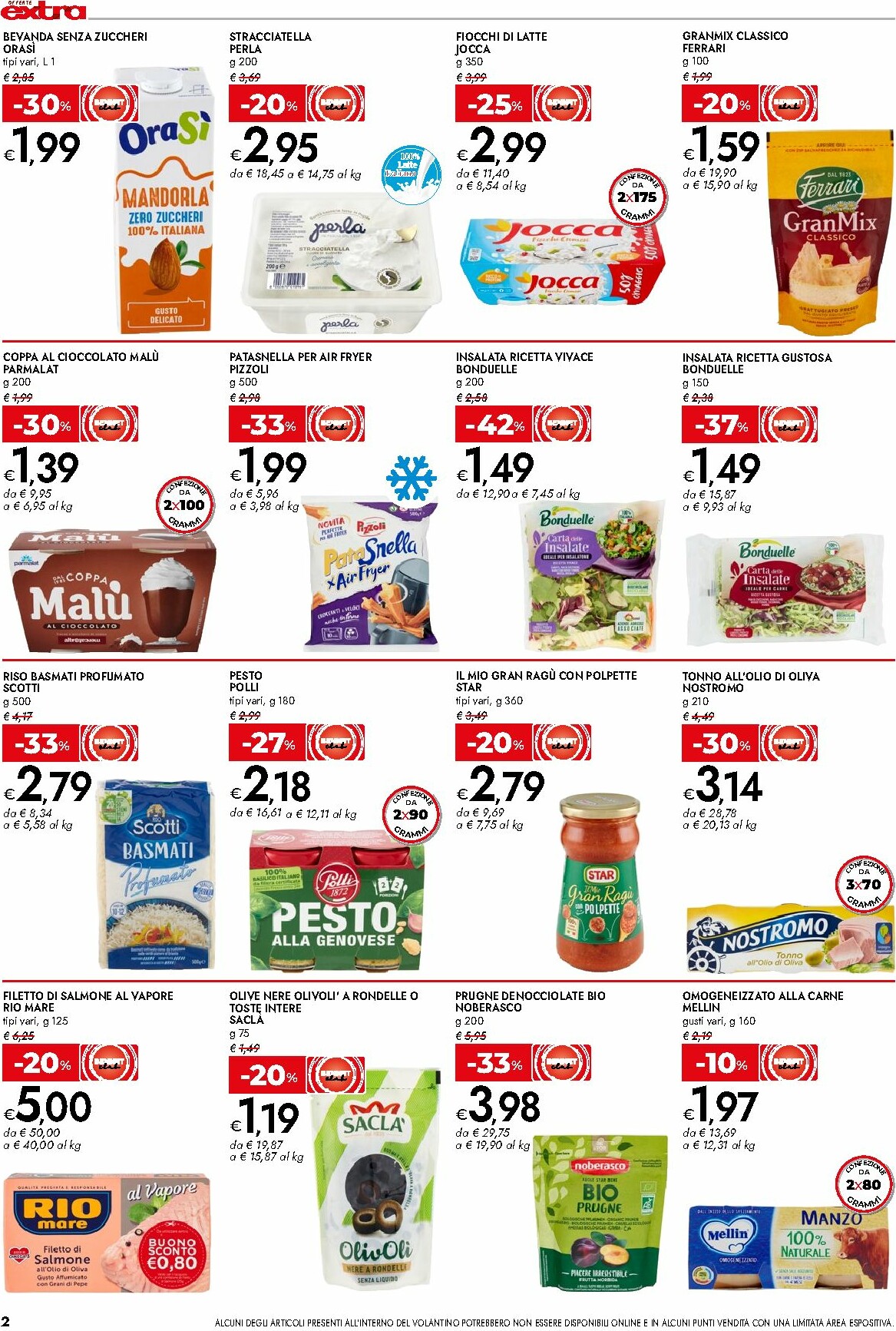 bennet - Volantino Bennet - Offerte Extra valido dal 22/09 al 01/10 - page: 2