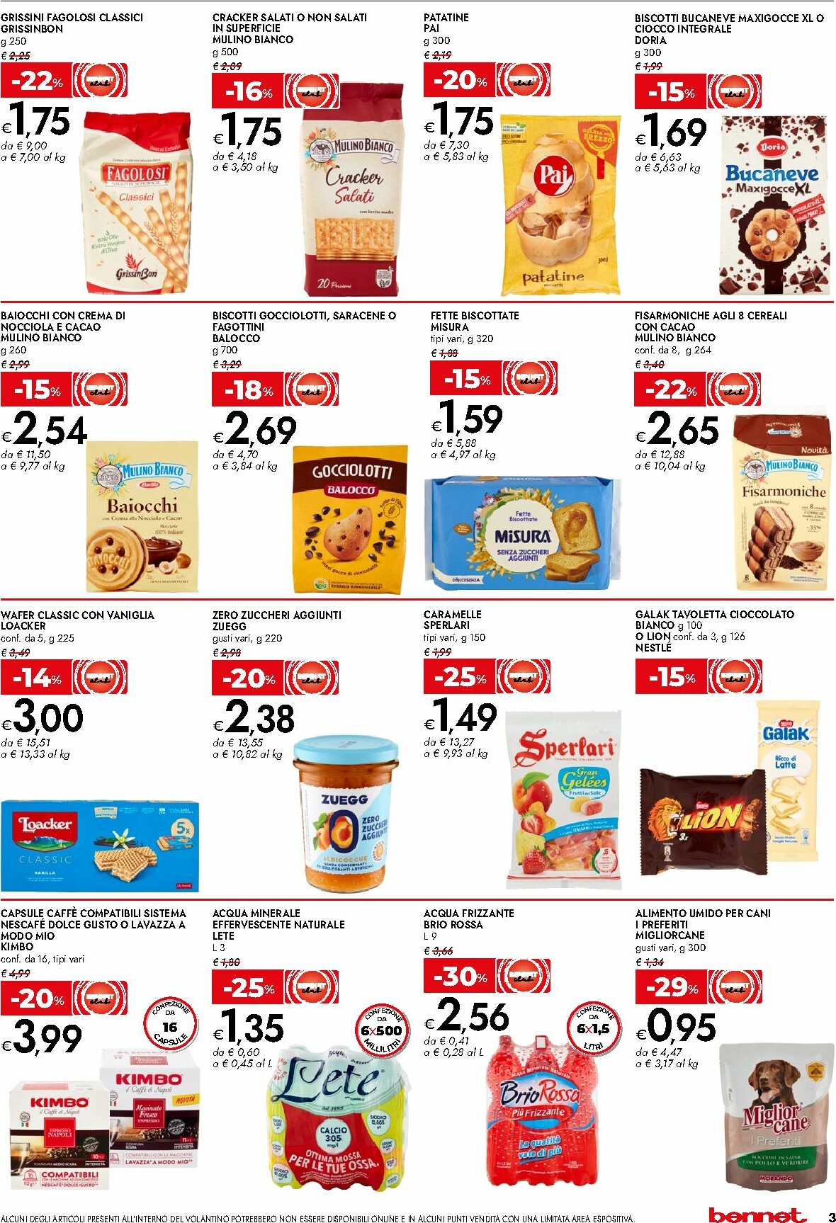 bennet - Volantino Bennet - Offerte Extra valido dal 22/09 al 01/10 - page: 3
