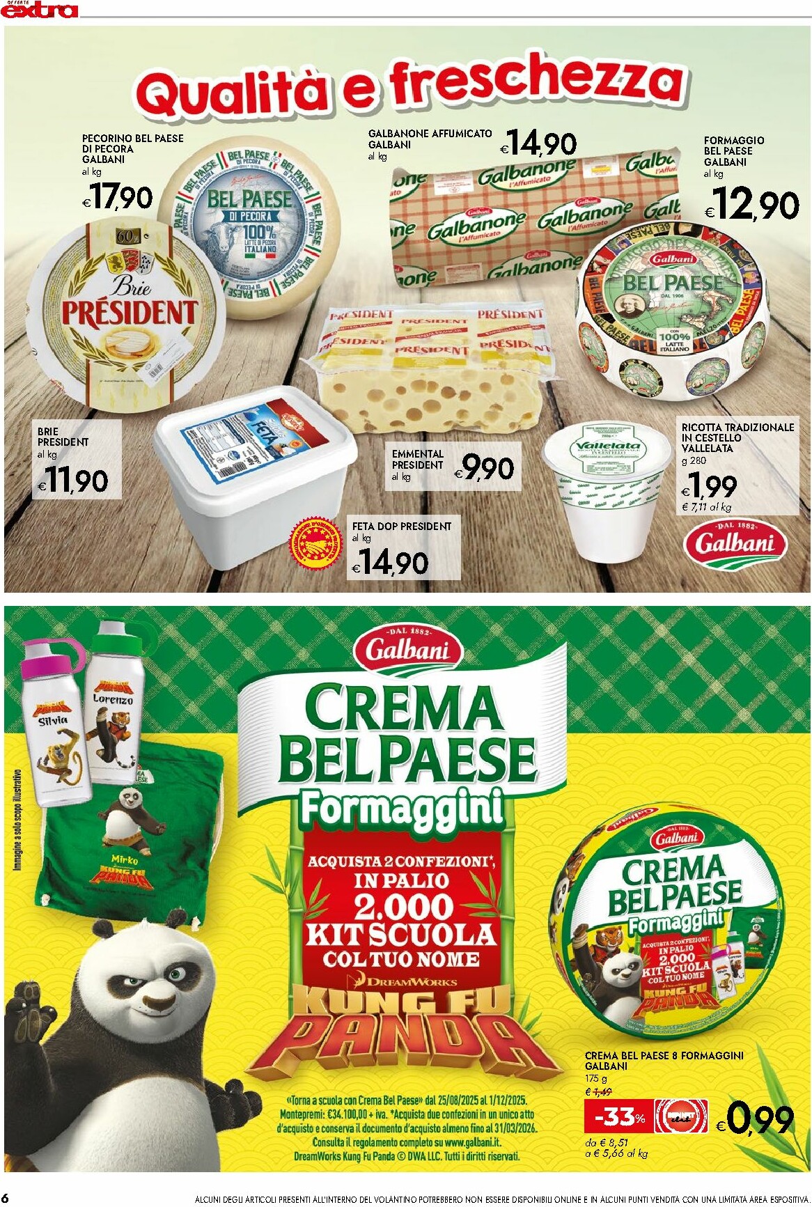 bennet - Volantino Bennet - Offerte Extra valido dal 22/09 al 01/10 - page: 6