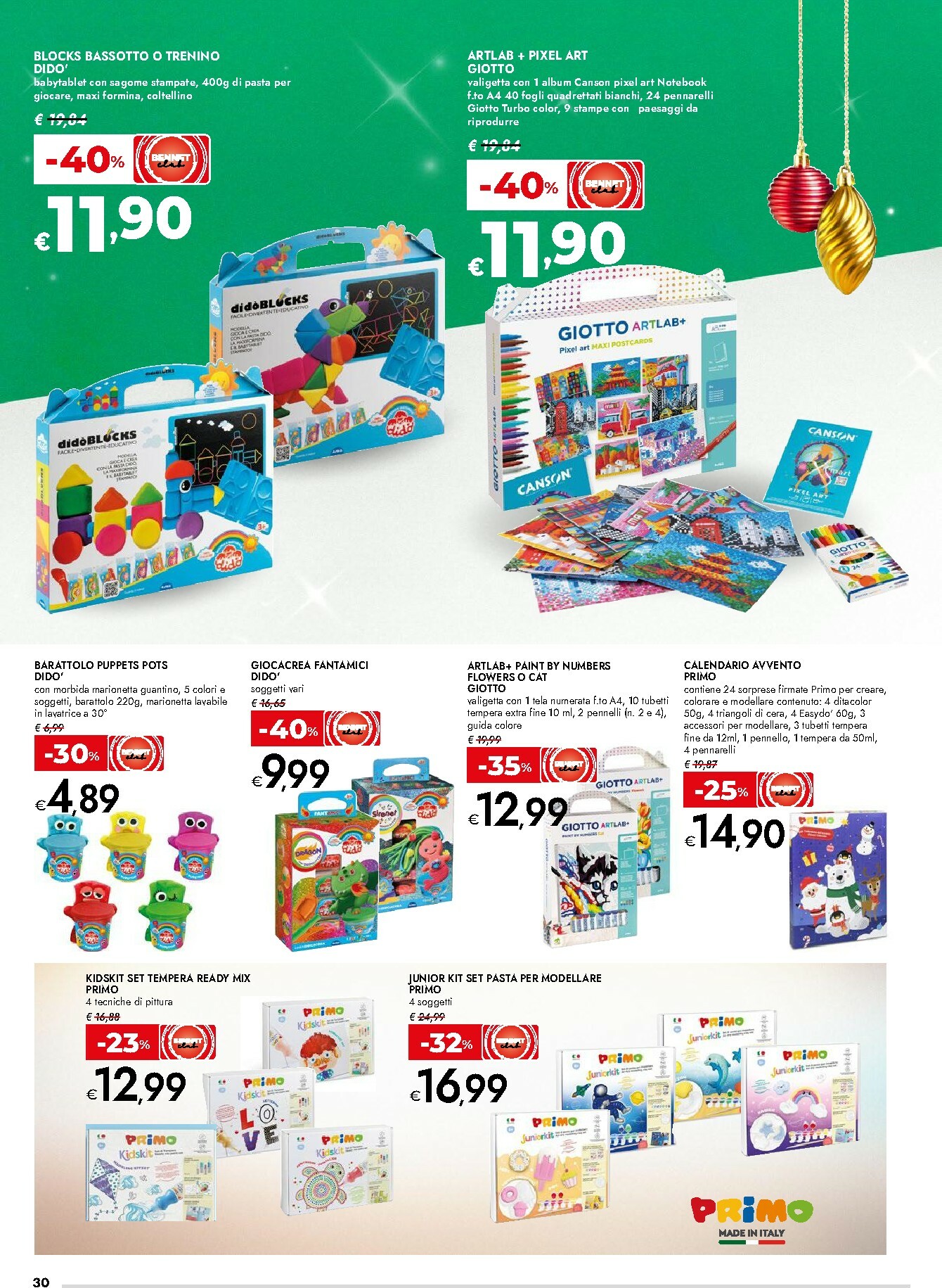 bennet - Volantino Bennet - Natale valido dal 06/11 al 24/12 - page: 30