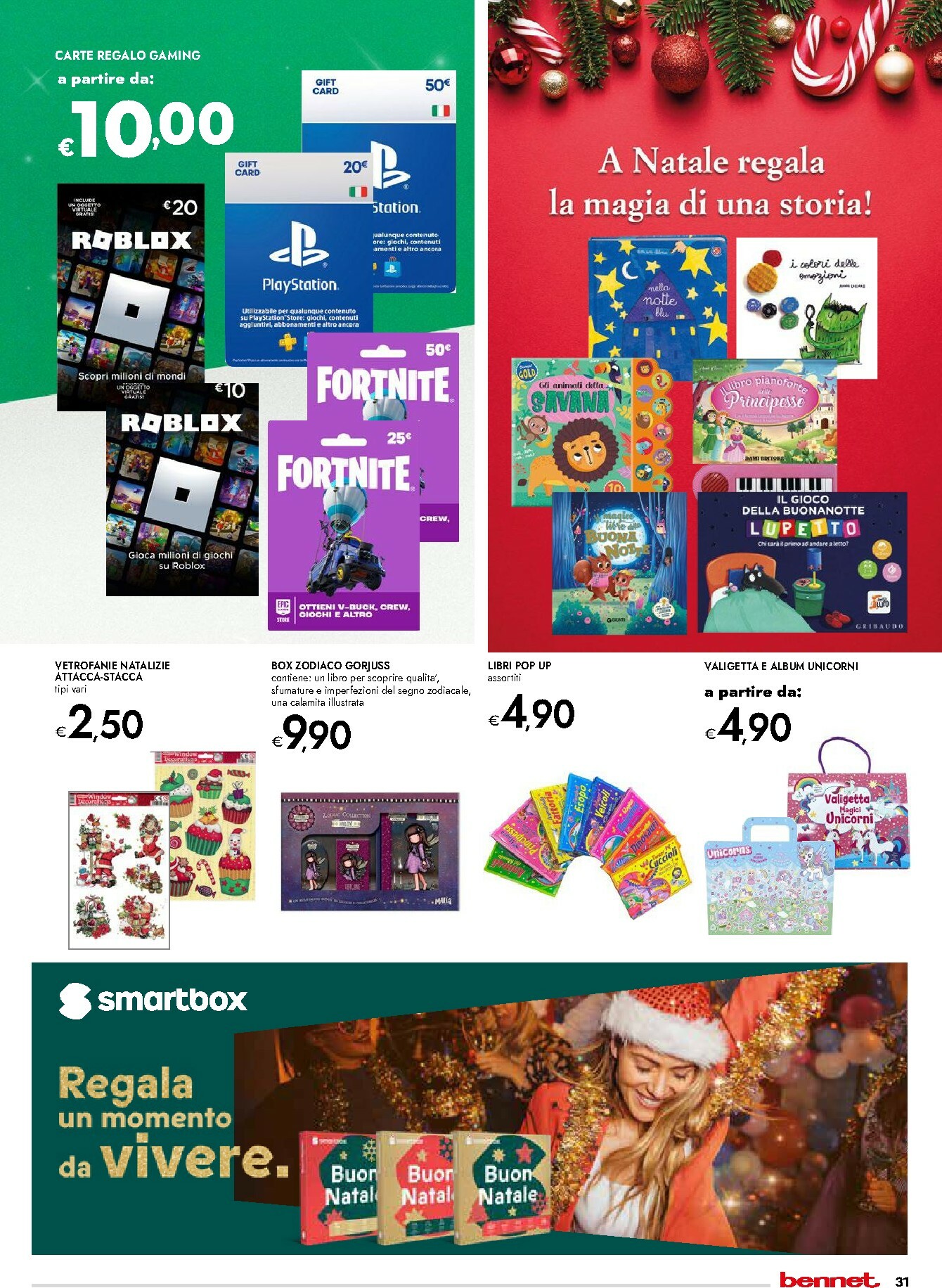 bennet - Volantino Bennet - Natale valido dal 06/11 al 24/12 - page: 31